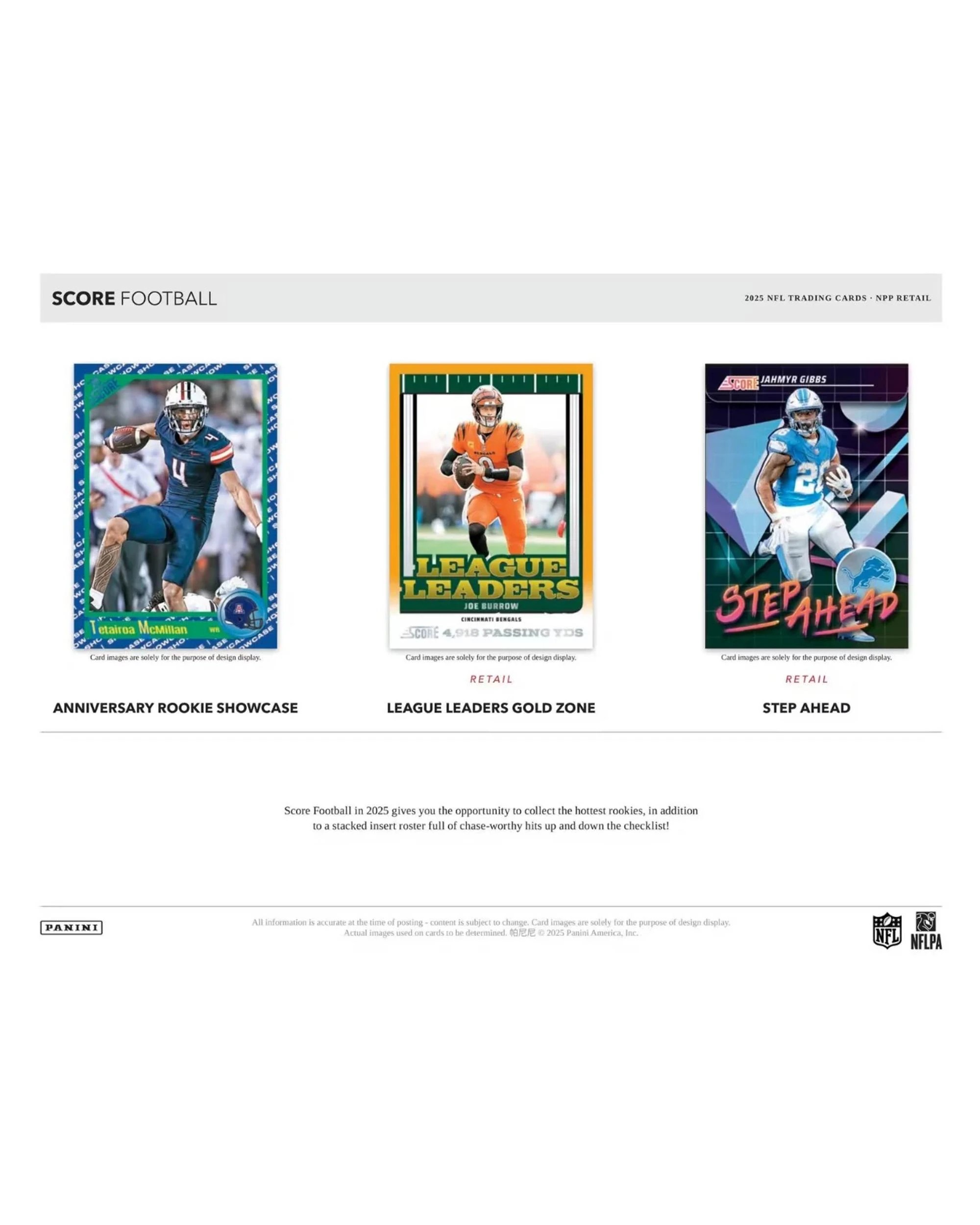 3 Panini 2025 NFL Score Football Blaster, 3 of 5