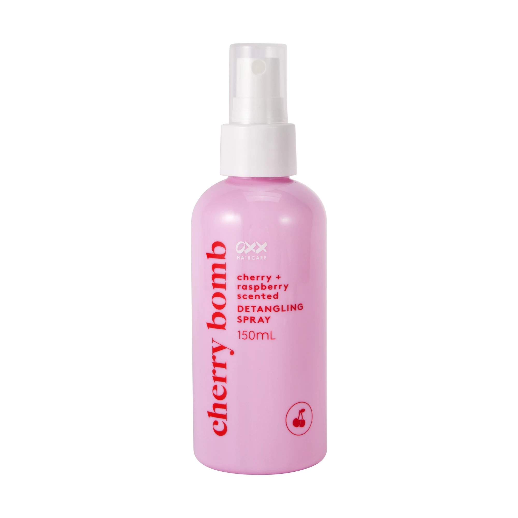 1 OXX Haircare Cherry Bomb Detangling Spray 150ml - Cherry and Raspberry Scented, 1 of 5