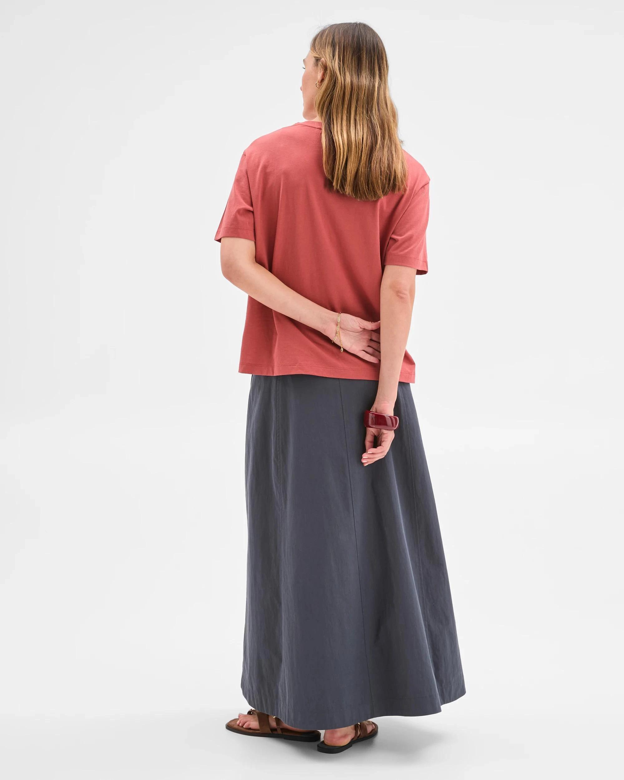 6 Target Australian Cotton Step Hem Boxy Crop T-Shirt WEEKEND COUNT, 6 of 6