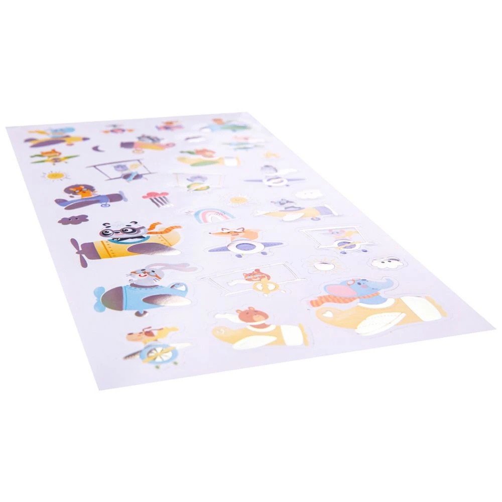 3 Learning Can Be Fun Furry Flyers Holographic Stickers, 3 of 3