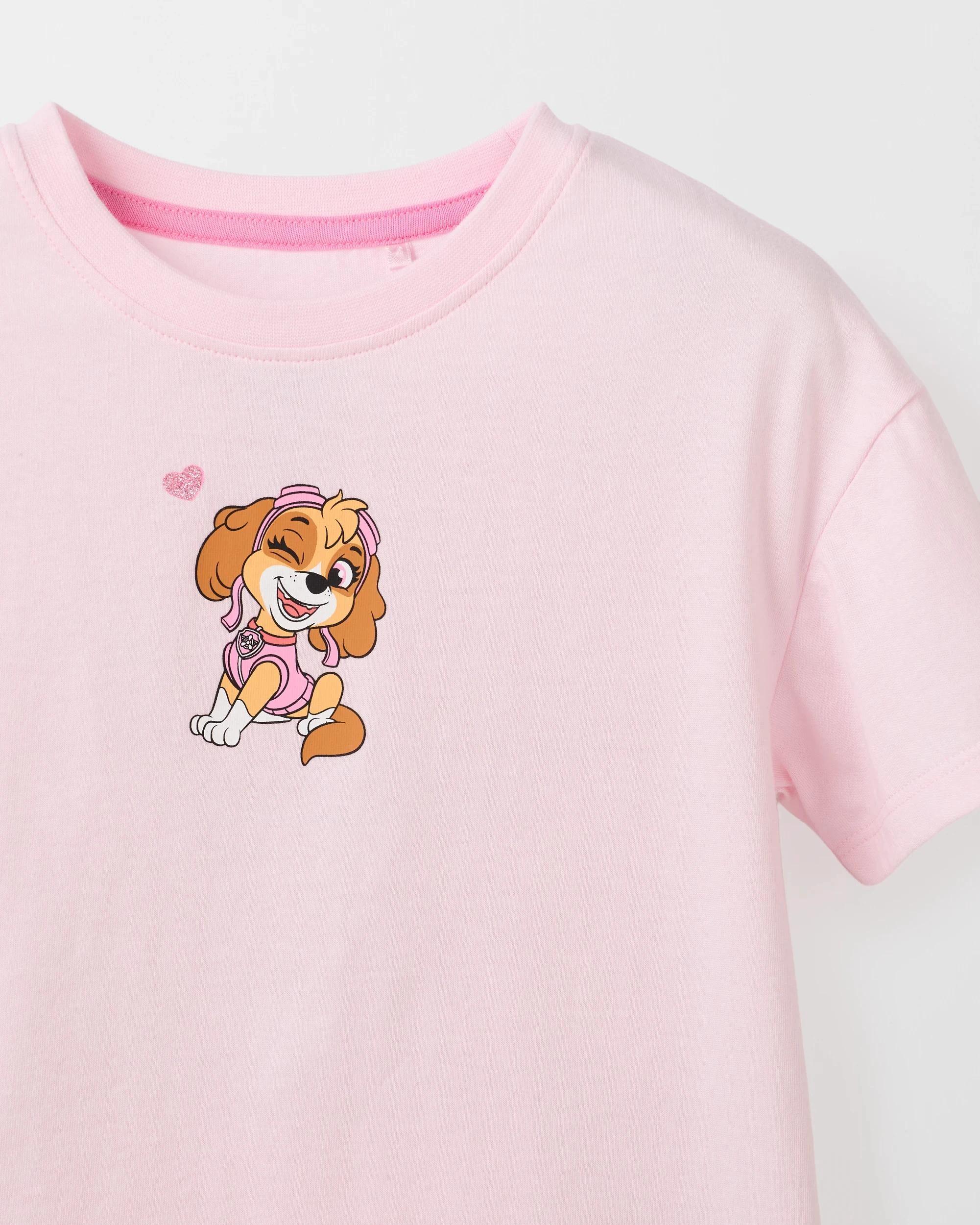 2 Paw Patrol Australian Cotton T-Shirt PINK, 2 of 3