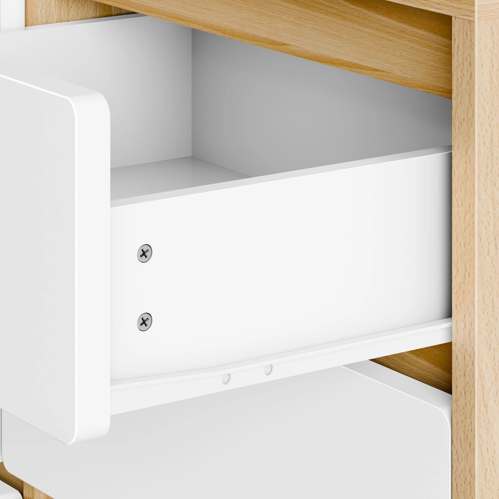 6 Alfordson 10 Chest of Drawers Minimalist Storage Cabinet Dresser - Oak, 6 of 10