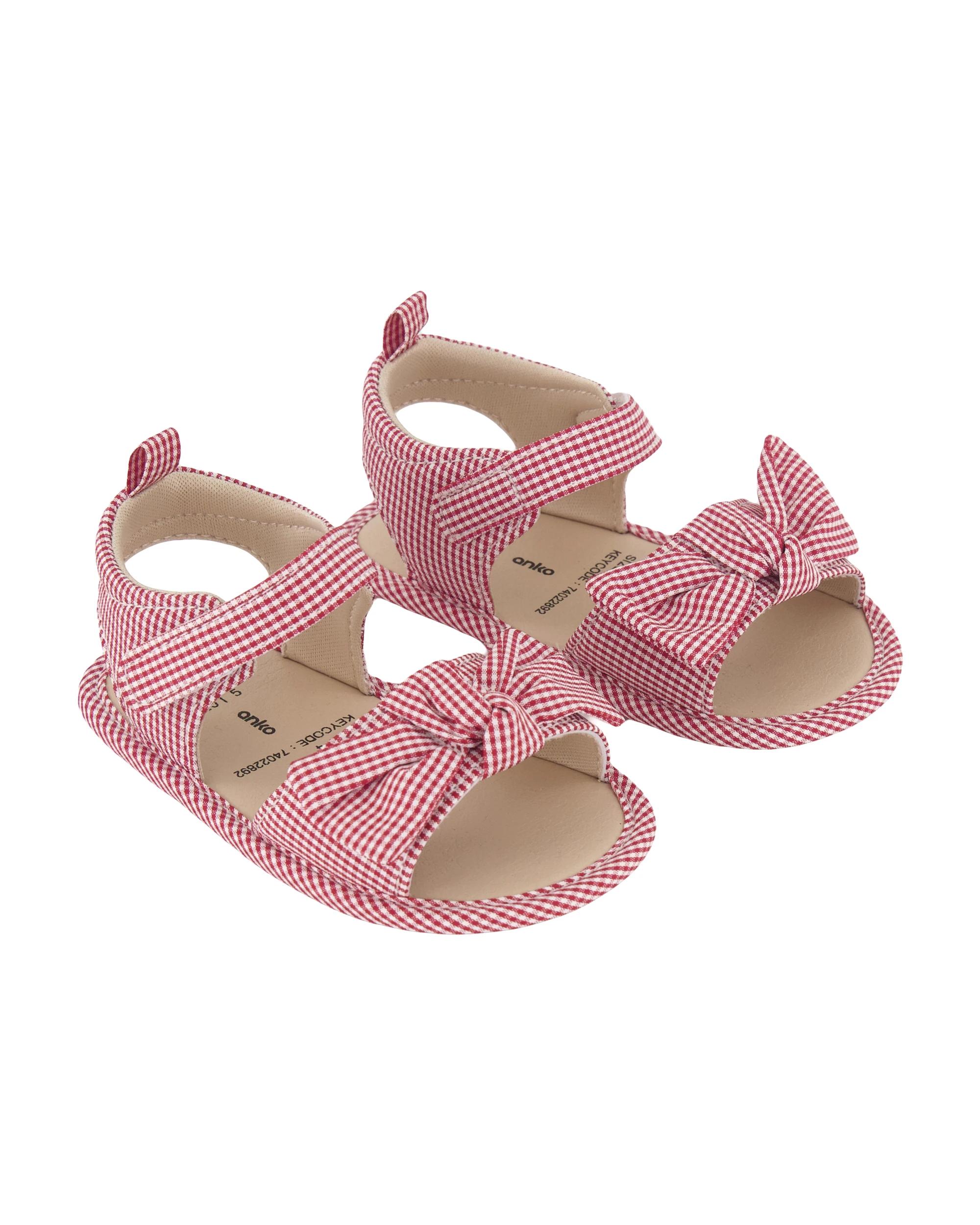 2 Baby Sandals Gingham, 2 of 4