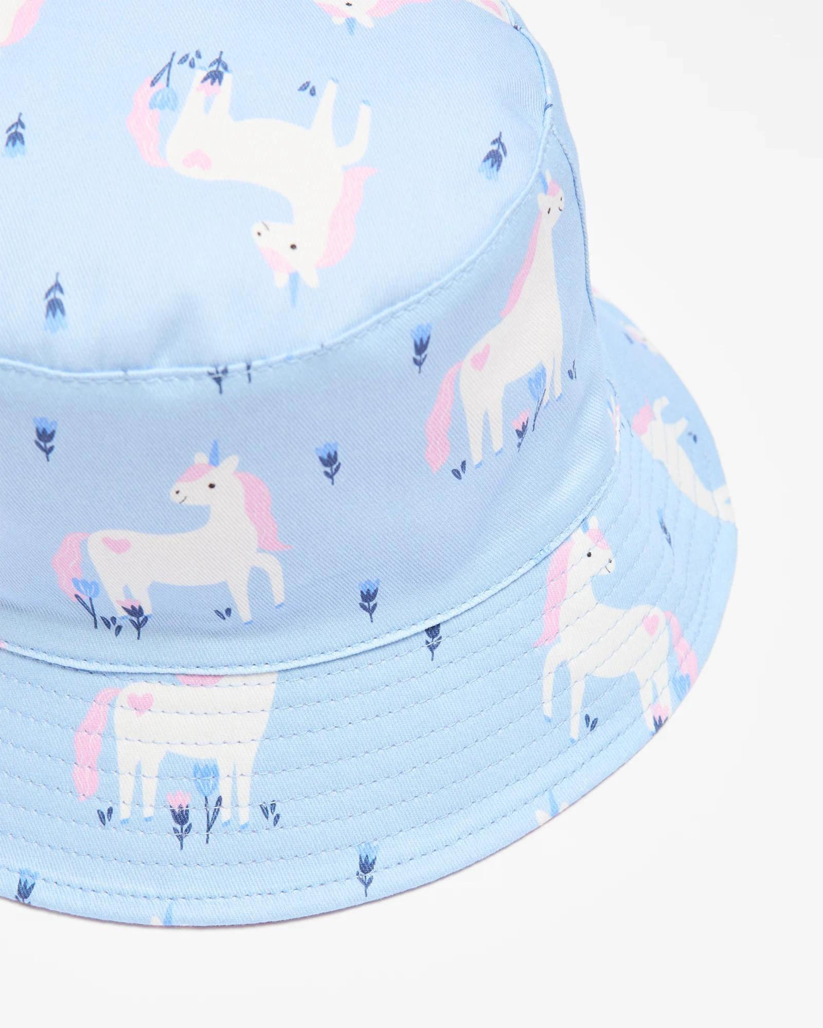 2 Target Girls Reversible Bucket Hat UNICORN, 2 of 3