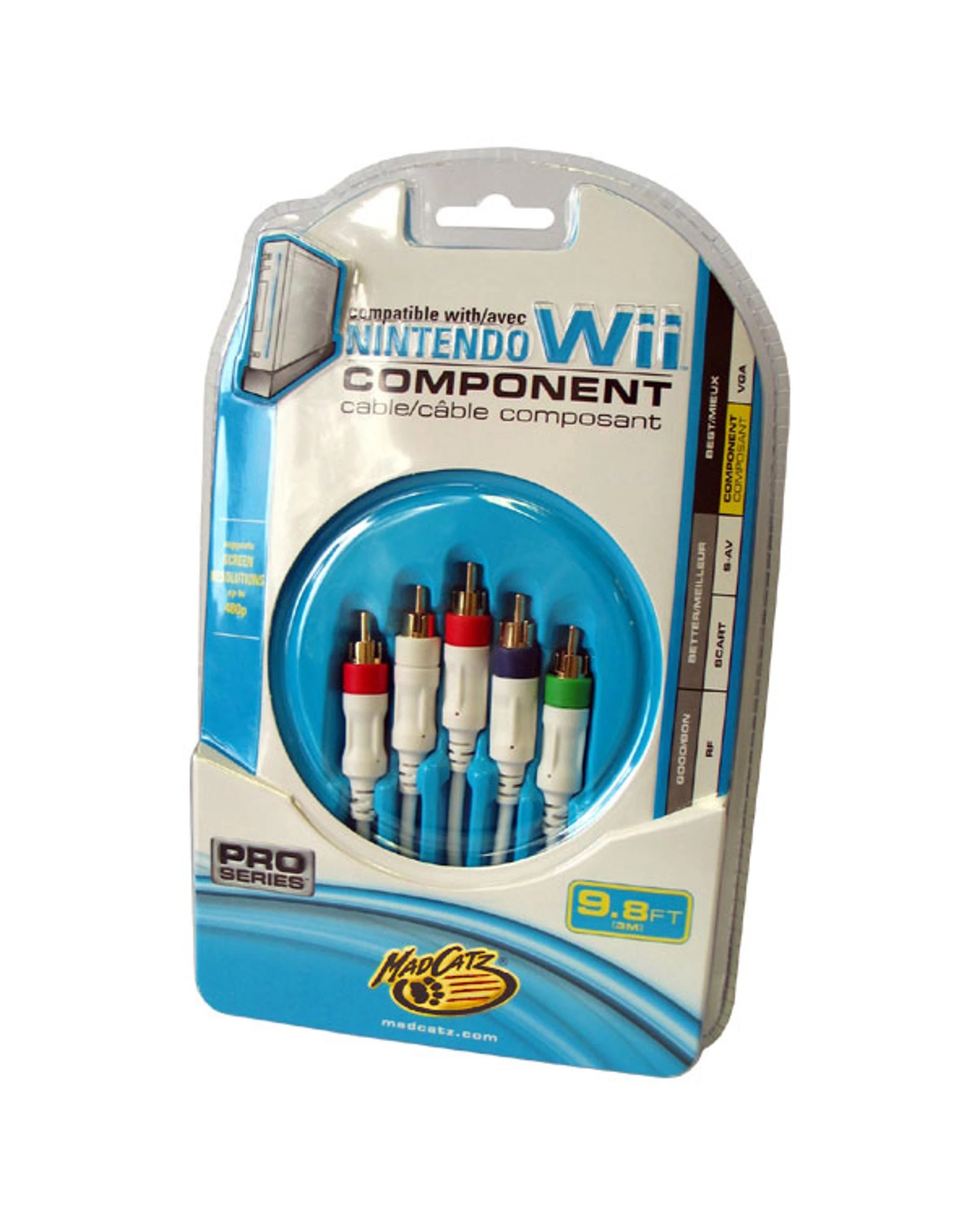 1 Mad Catz Wii Component Video Cable, 1 of 3