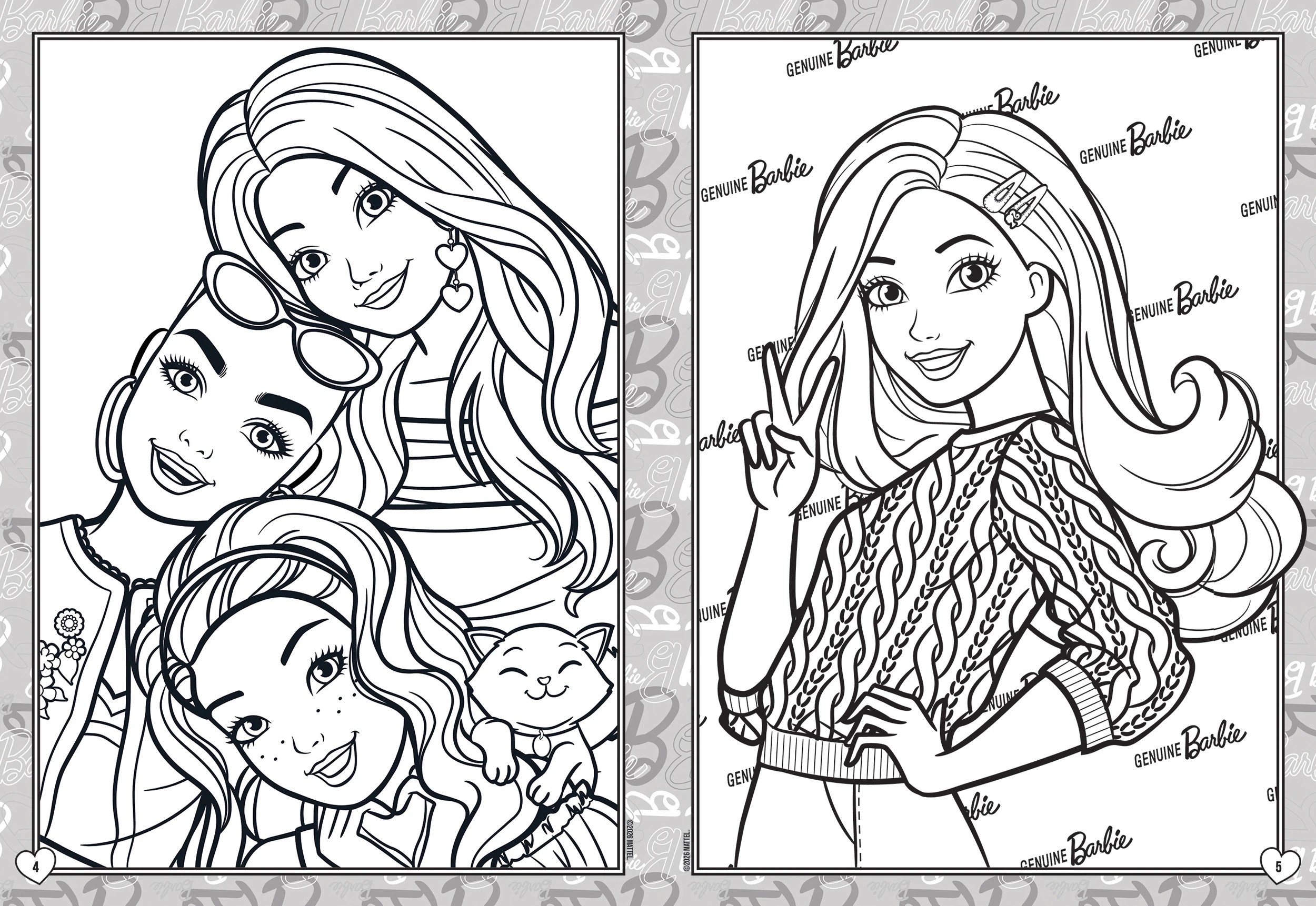 3 Barbie: Mega Colouring Book, 3 of 4