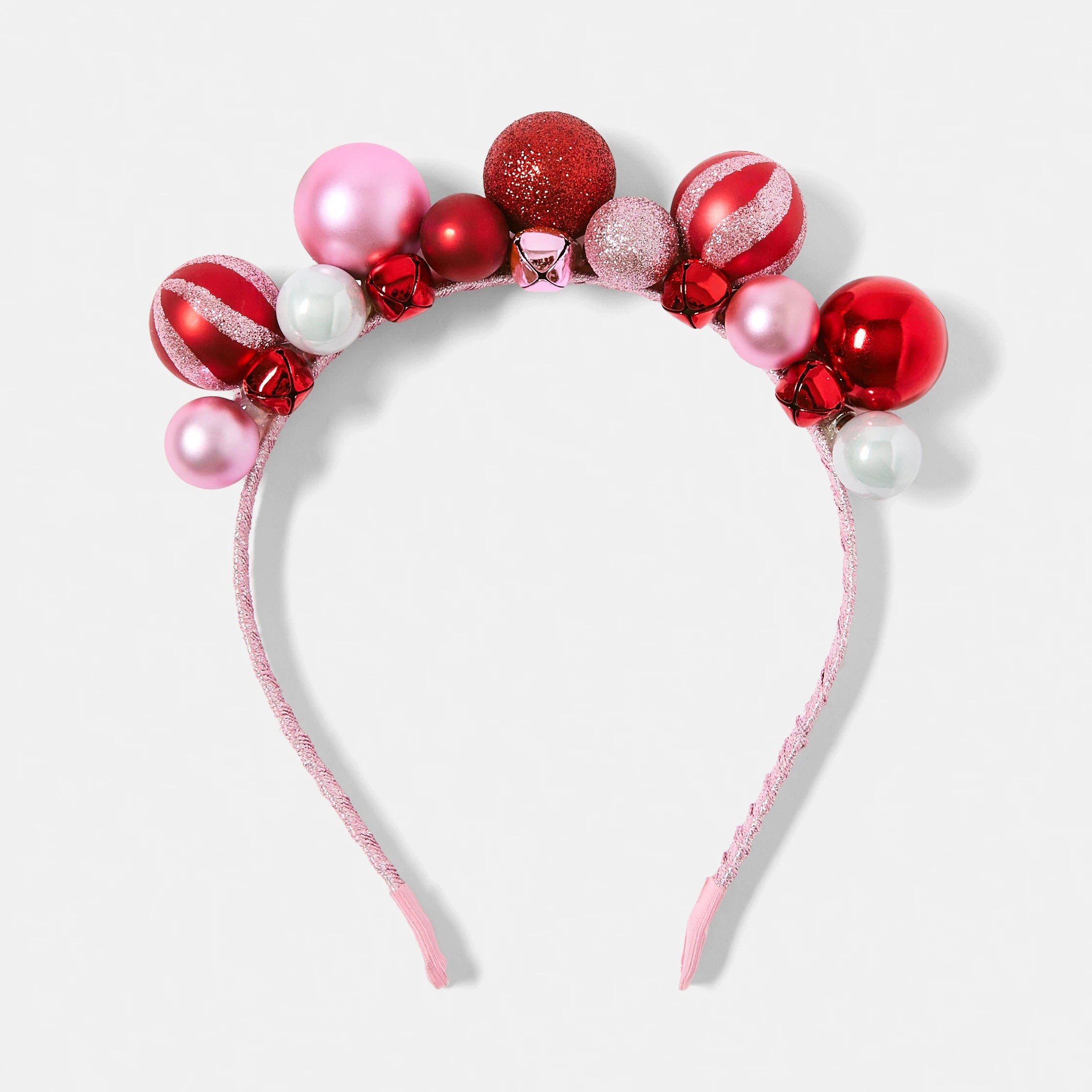 4 Christmas Candy Bauble Headband - Red, 4 of 4