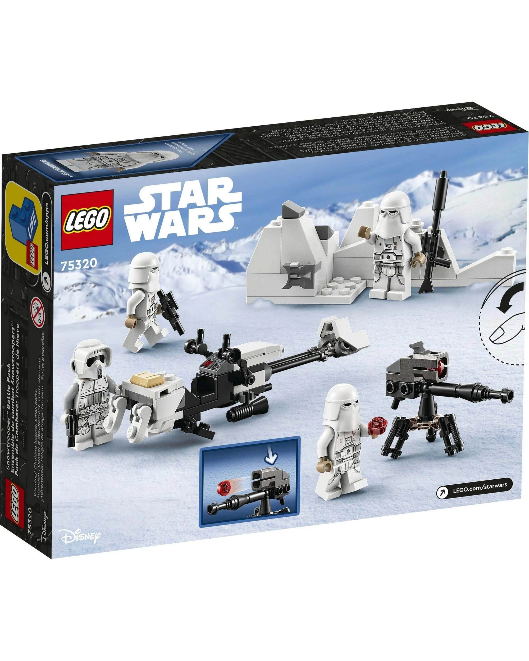 1 LEGO 75320 Snowtrooper Battle Pack - Star Wars Hoth Army Building Set, 1 of 3