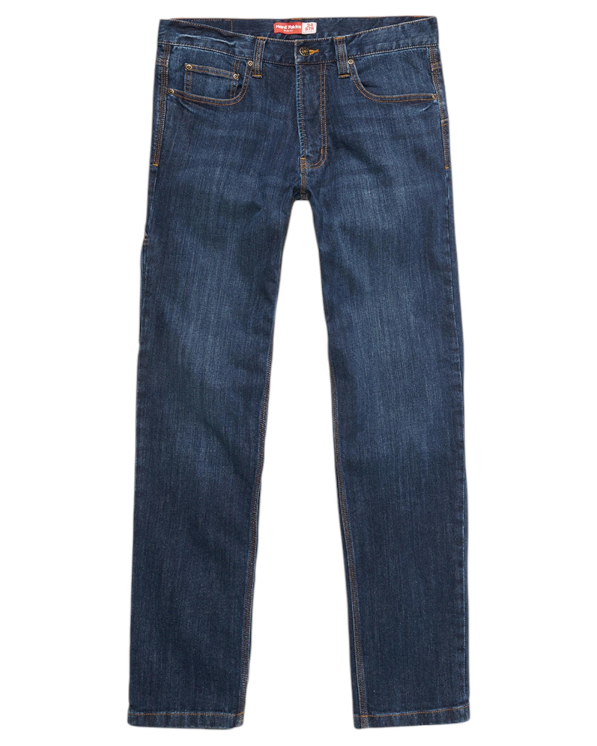 1 Hard Yakka Mens Heritage Slim Fit Jeans Tough Denim INDIGO, 1 of 8