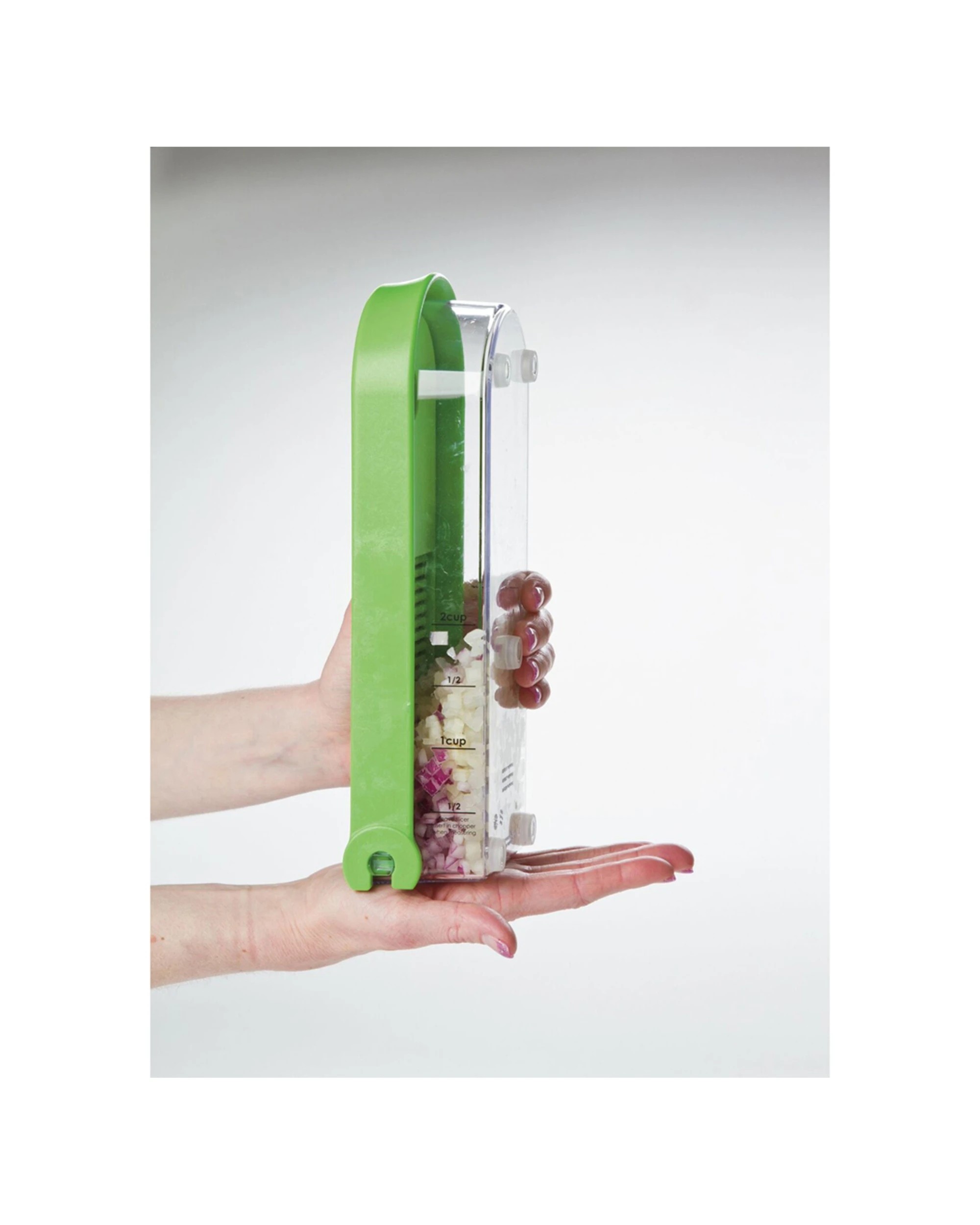 1 Progressive 500ml Onion Chopper & Slicer — Green (Model 55120) - Green, 1 of 9