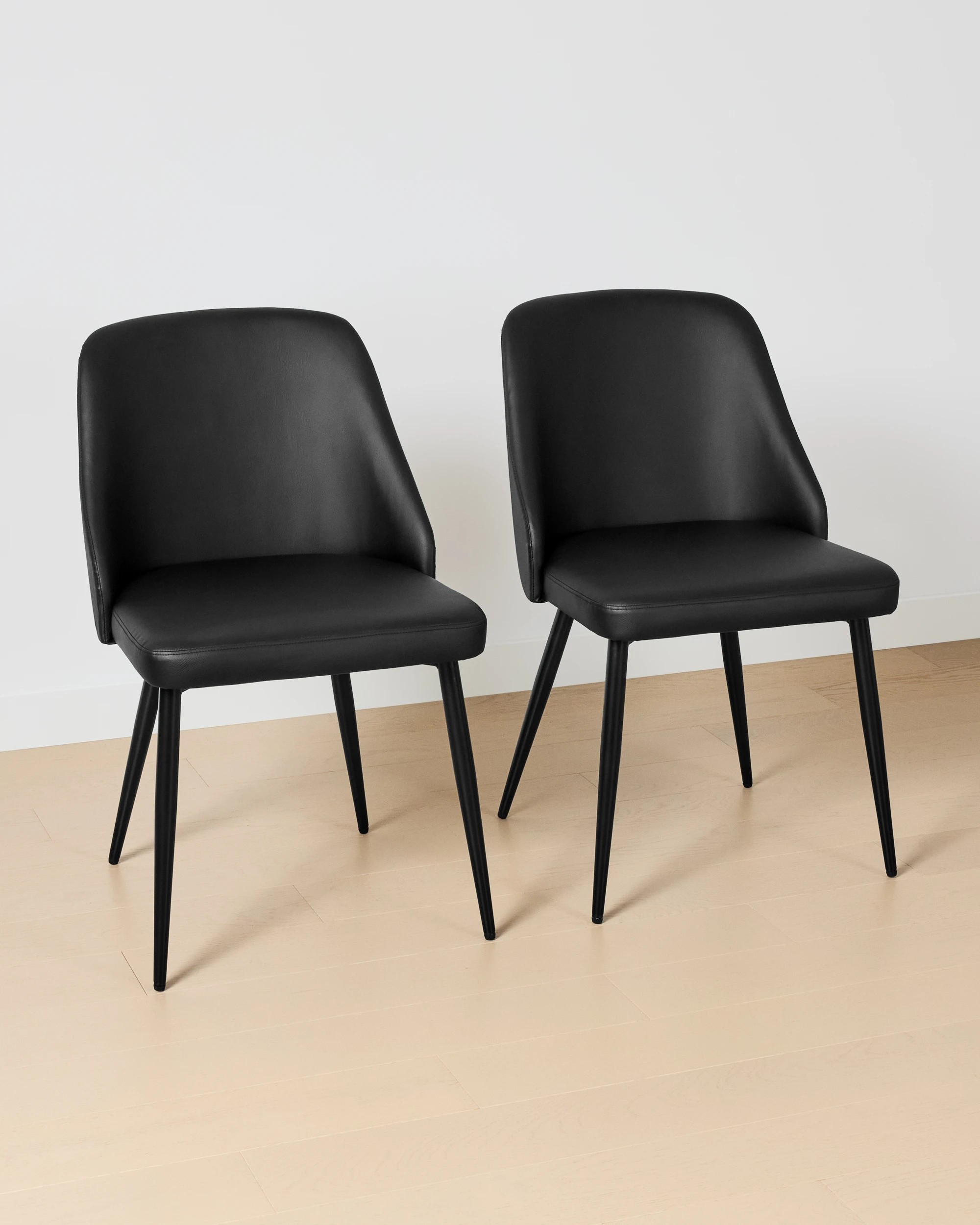 3 Miller Set of 2 Dining Chairs - Black, 3 of 8