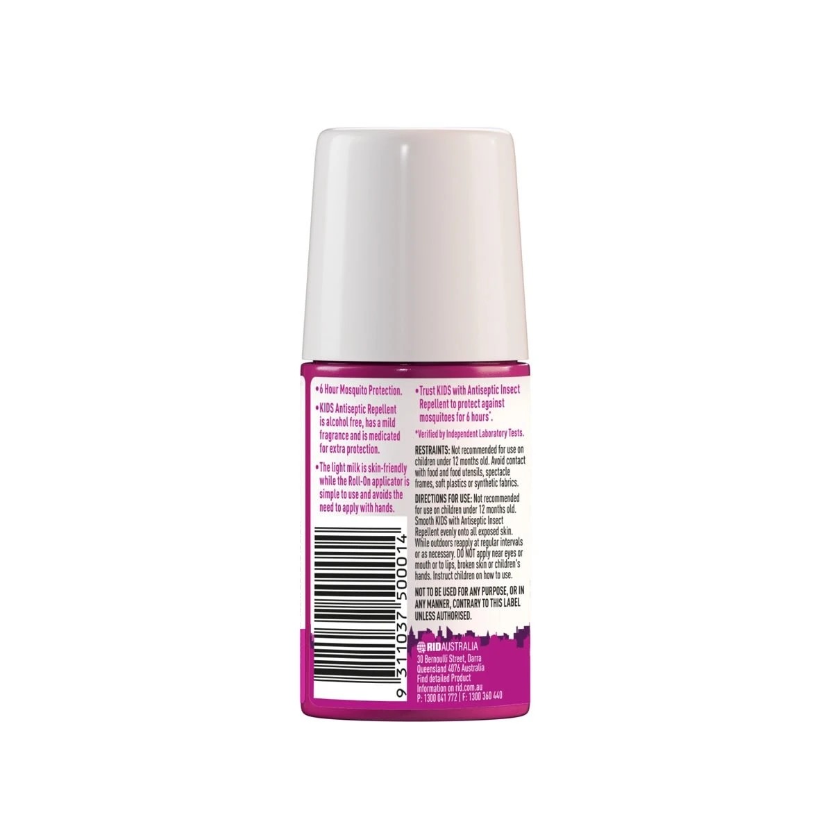 2 RiD Kids Antiseptic Bite Protection Insect Repellent Roll-On 50ml, 2 of 2