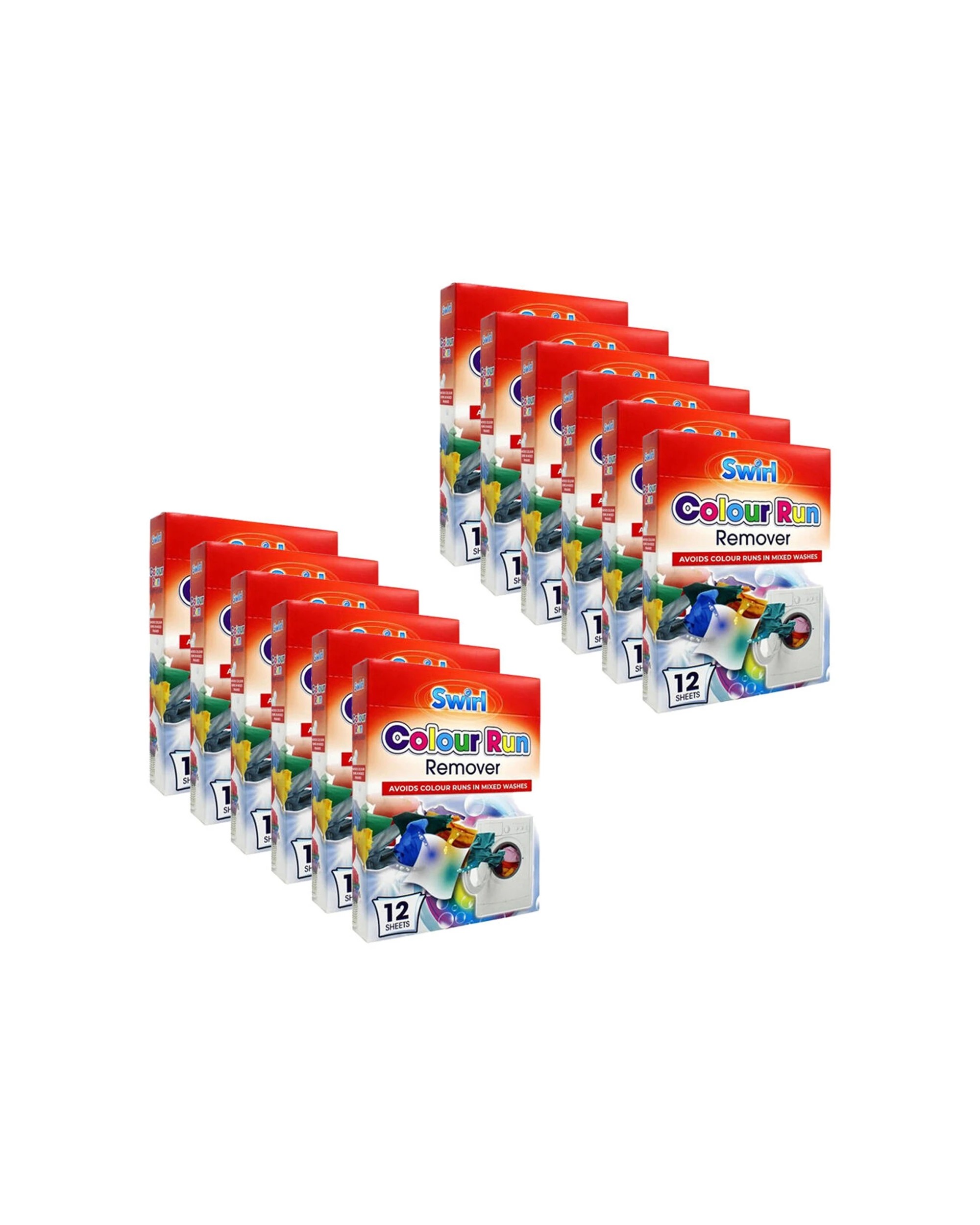 1 Fabric Magic Colour Run Remover Dye Catcher Laundry Sheets 12 Pack - Multi, 1 of 4