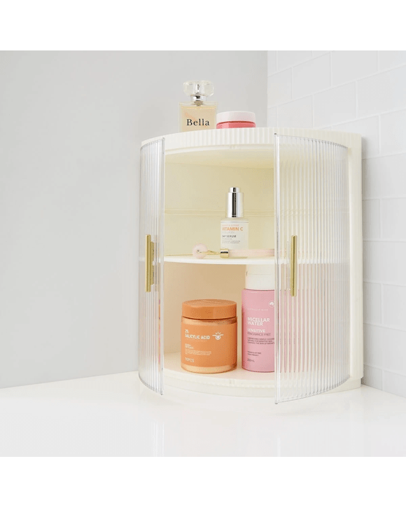 Linear Cosmetic Countertop Cabinet