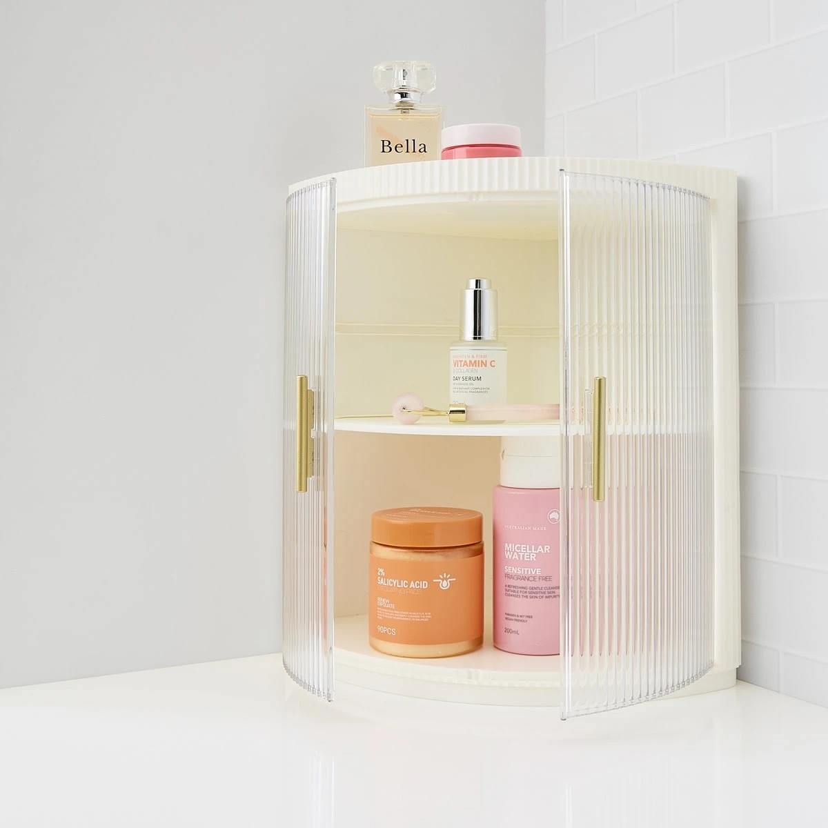 1 Linear Cosmetic Countertop Cabinet, 1 of 9