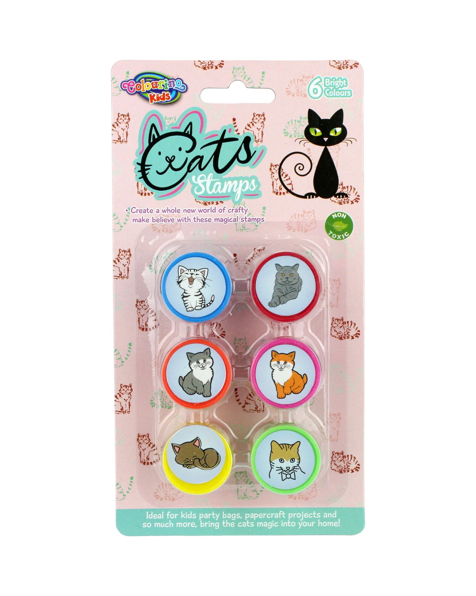 1 Durmaz Cat Stamps Pack of 6Multi - Multi, 1 of 1
