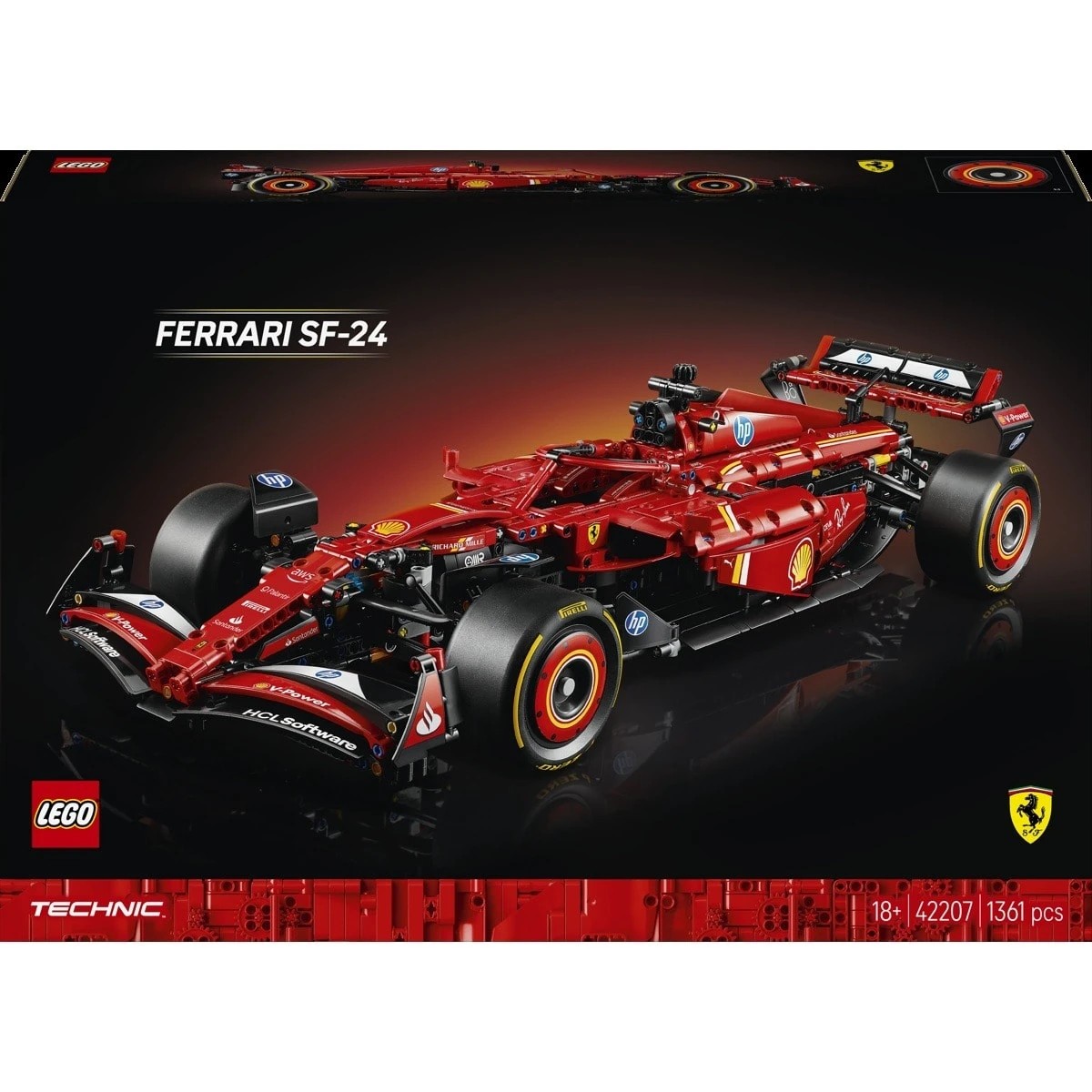 1 LEGO Technic Ferrari SF-24 F1 Car 42207, 1 of 10