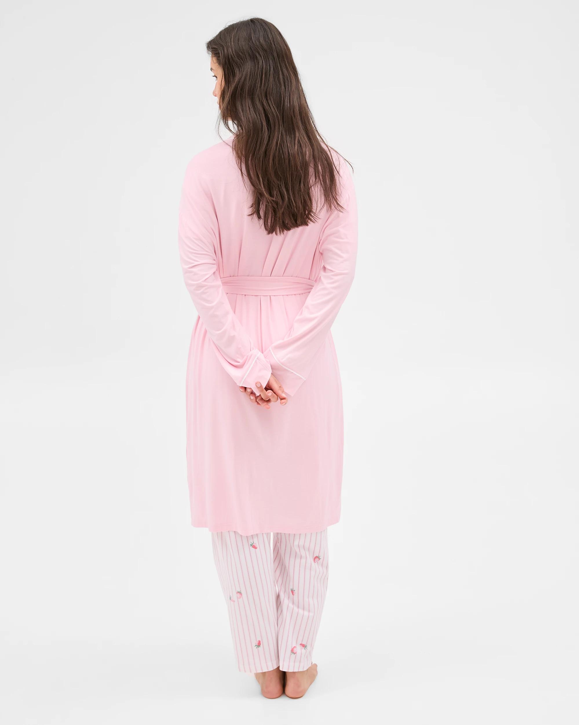 6 Target Soft Comfort Bamboo Sleep Robe PINK, 6 of 6