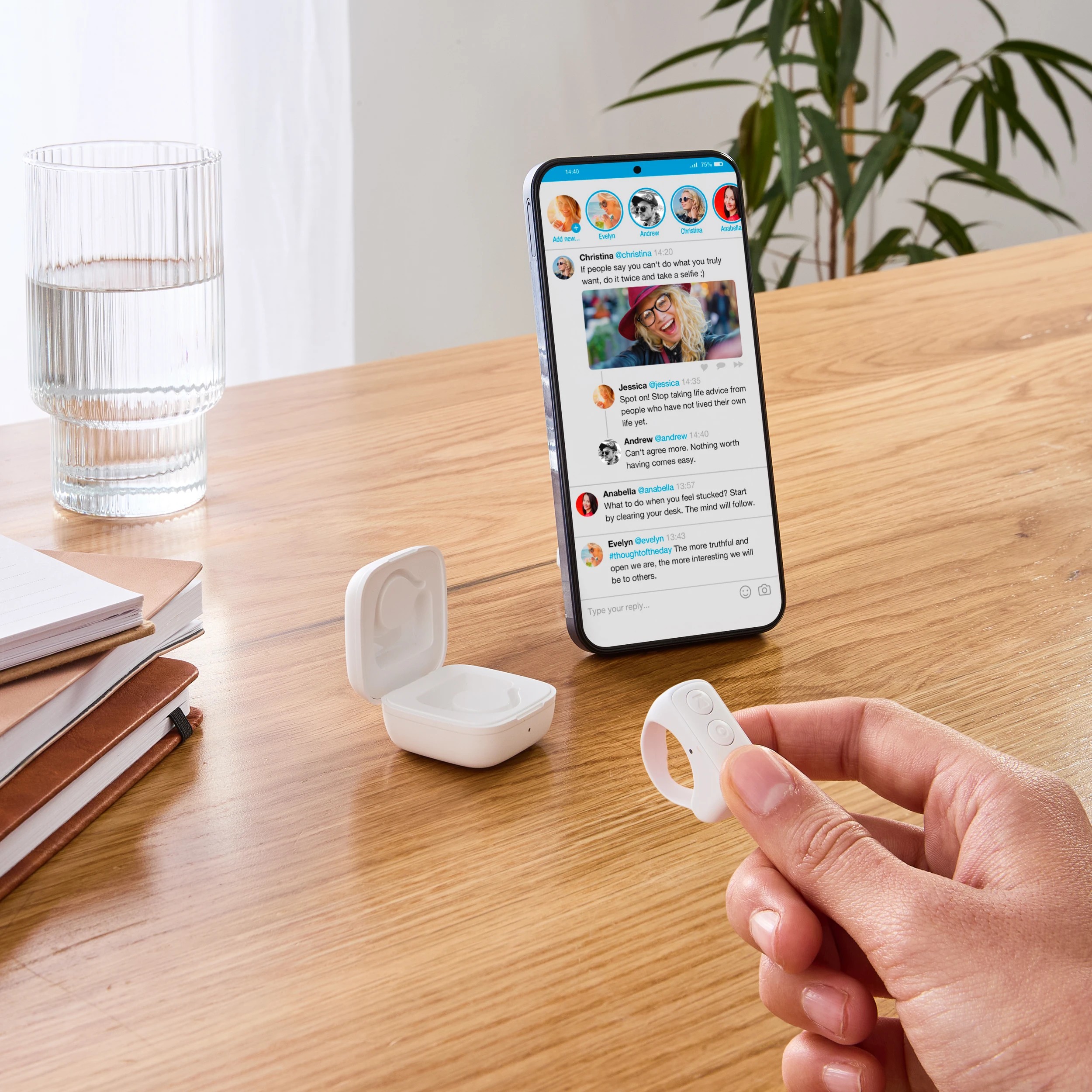 1 Video and Music Remote Ring, 1 of 10