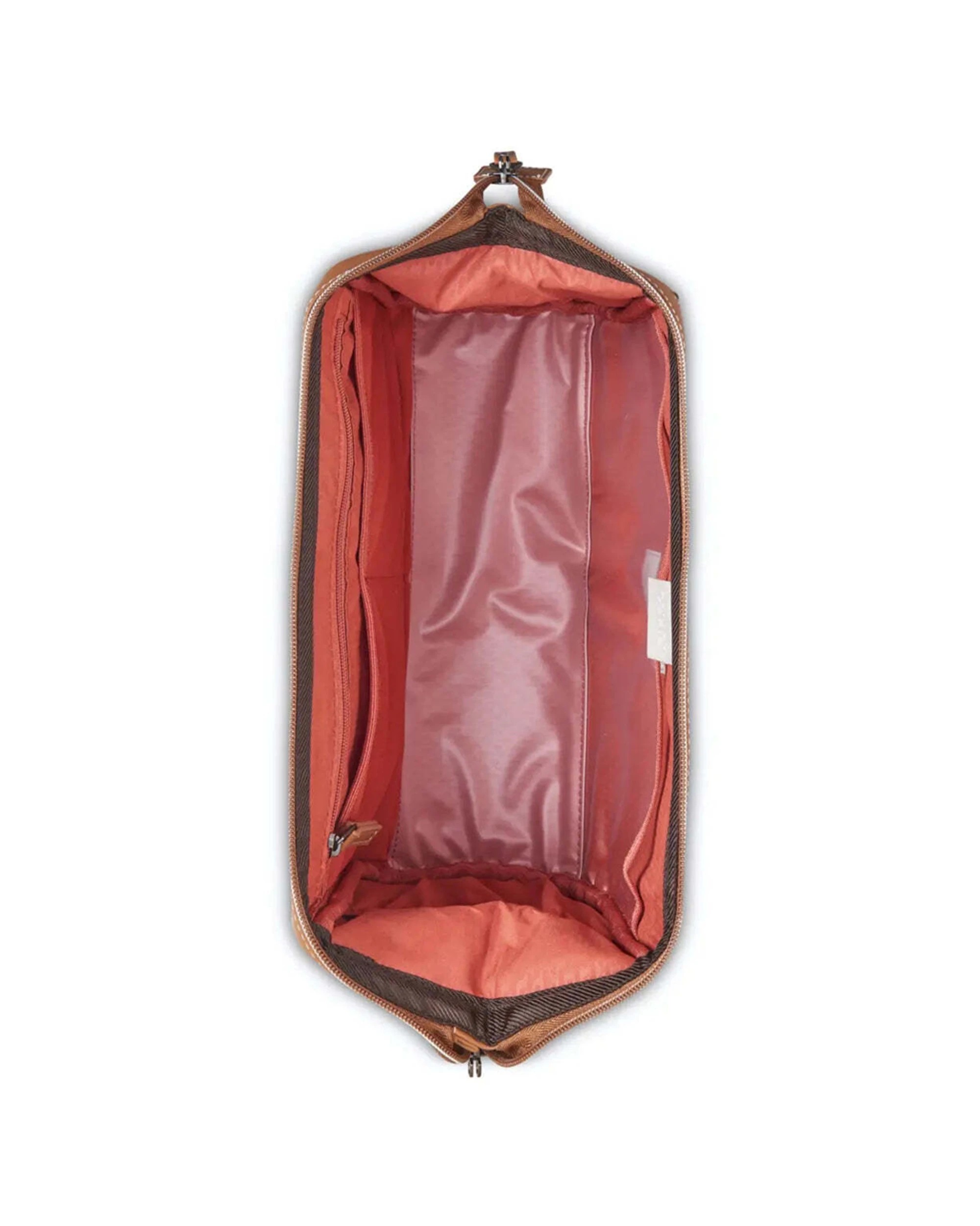 2 Delsey Chatelet Air 2.0 Toiletry Bag Large Opening Fully Lined Interior - Brown, 2 of 6