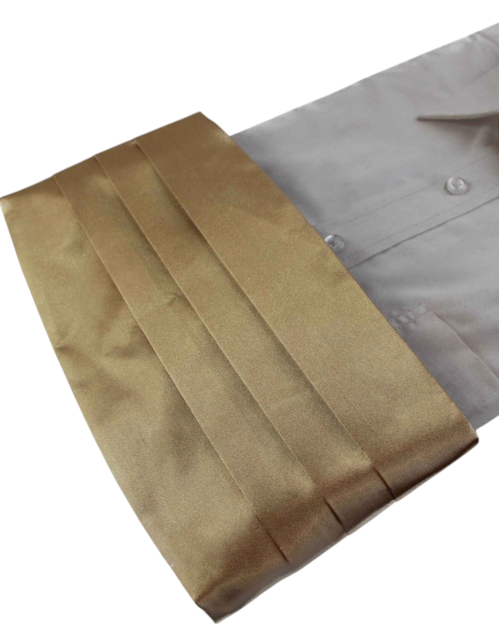 1 Zasel Mens Adjustable Cummerbund - Gold - Gold, 1 of 1