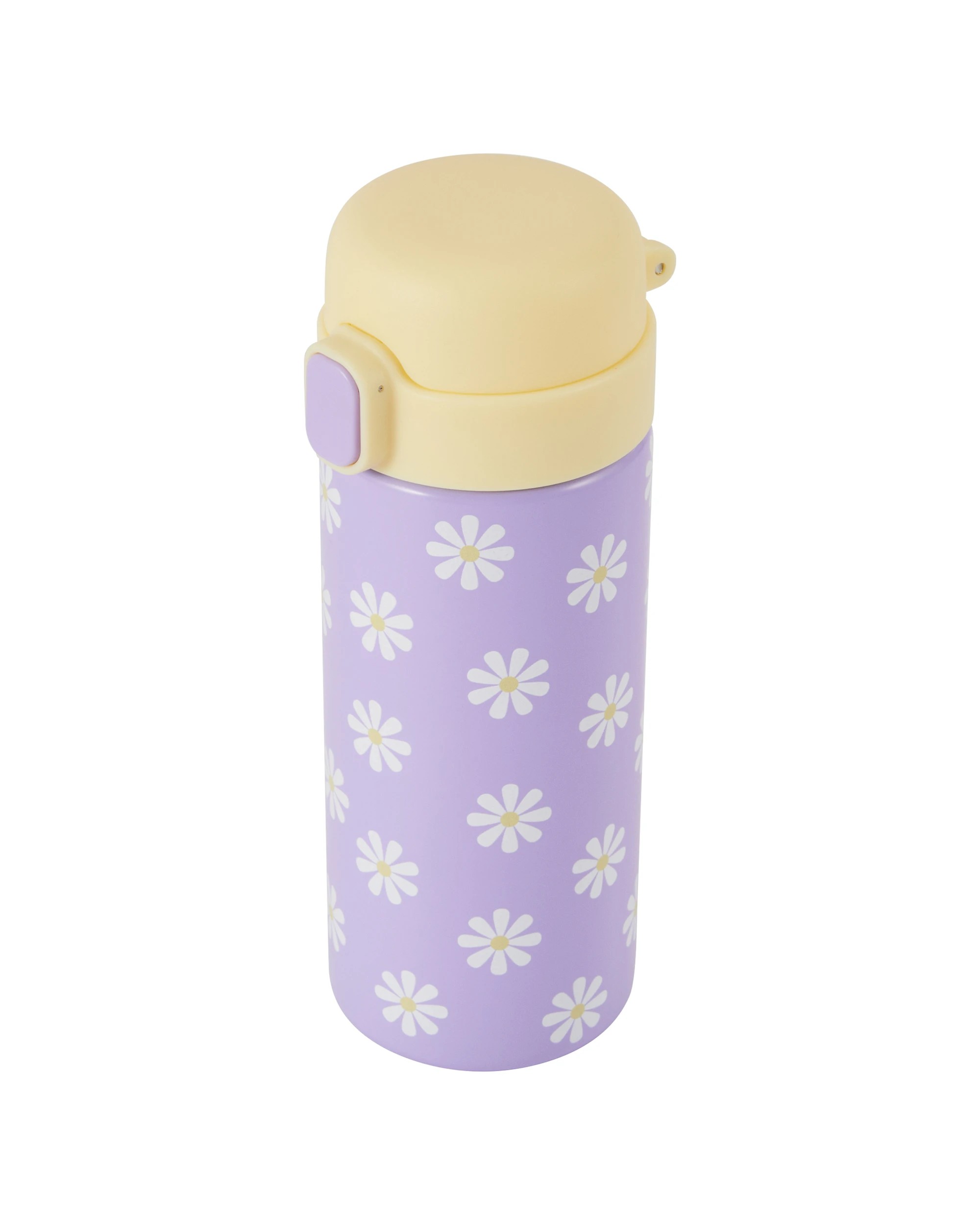 3 400ml Daisy Stainless Steel Double Wall Insulated Cylinder Bottle, 3 of 6
