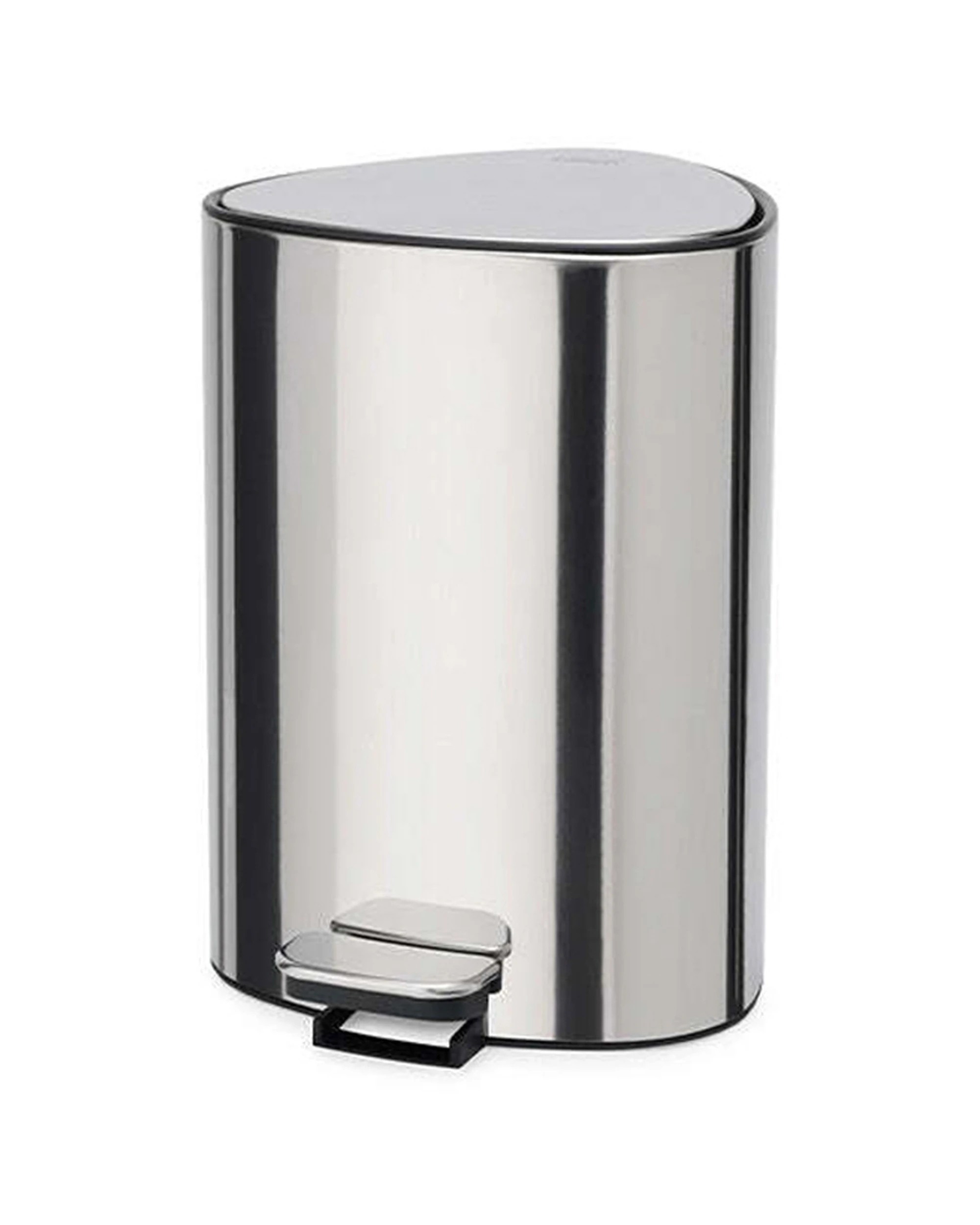 1 Joseph Joseph EasyStore Luxe 5L Pedal Bin Stainless Steel Polished Soft - Silver, 1 of 5