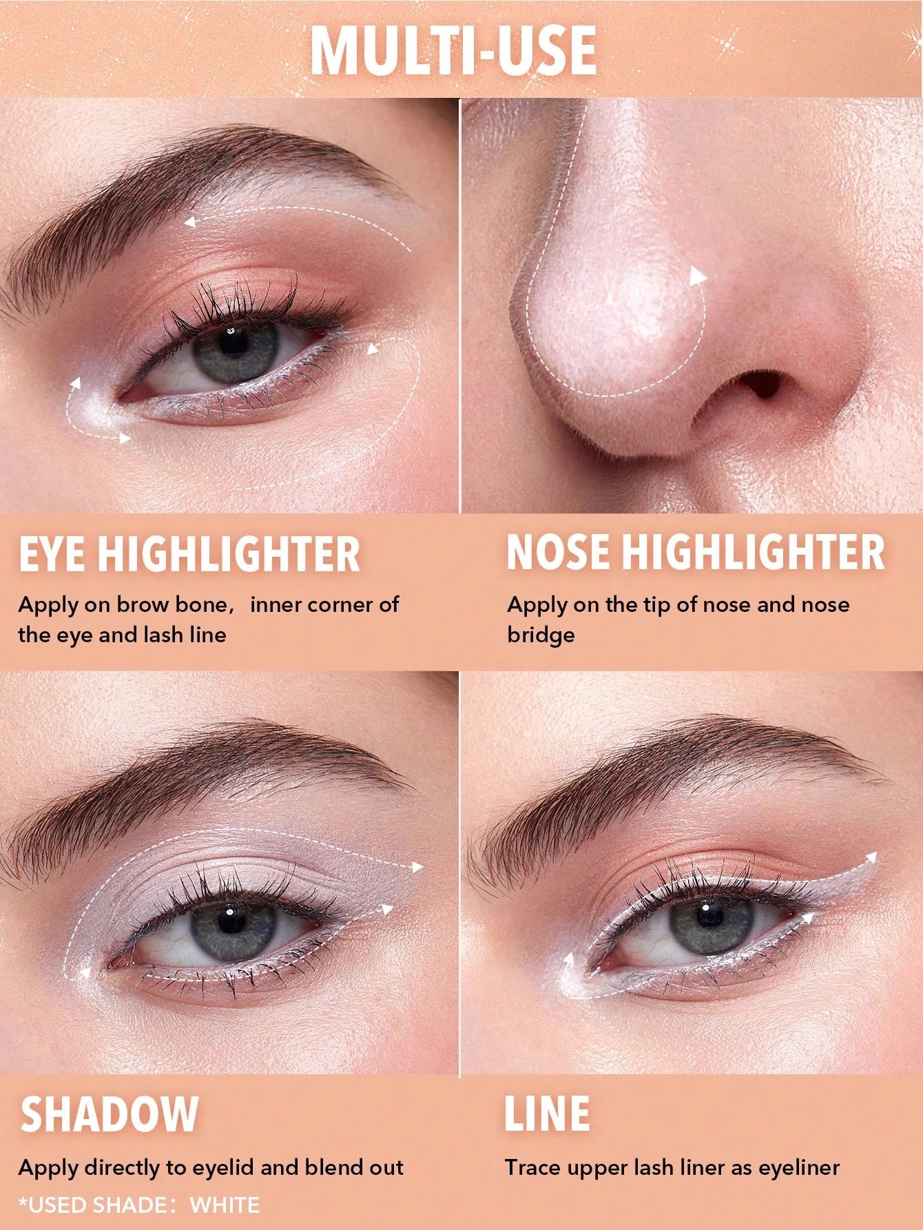 3 SHEGLAM Big N' Bright Eye Pencil - Frost, 3 of 6