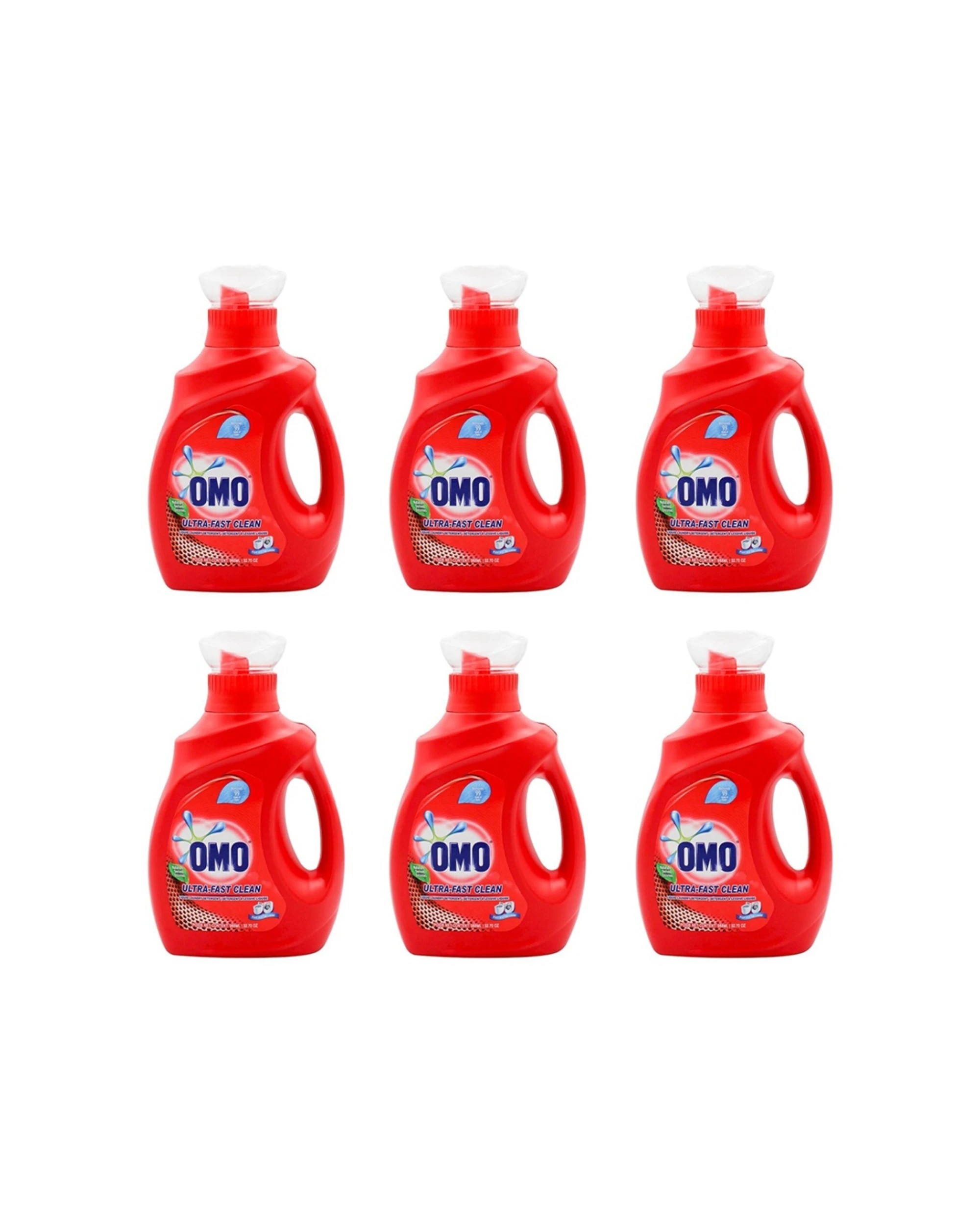 1 Omo 6PK Laundry Liquid Detergent Ultra Fast Clean Effective Stain 968ml, 1 of 3
