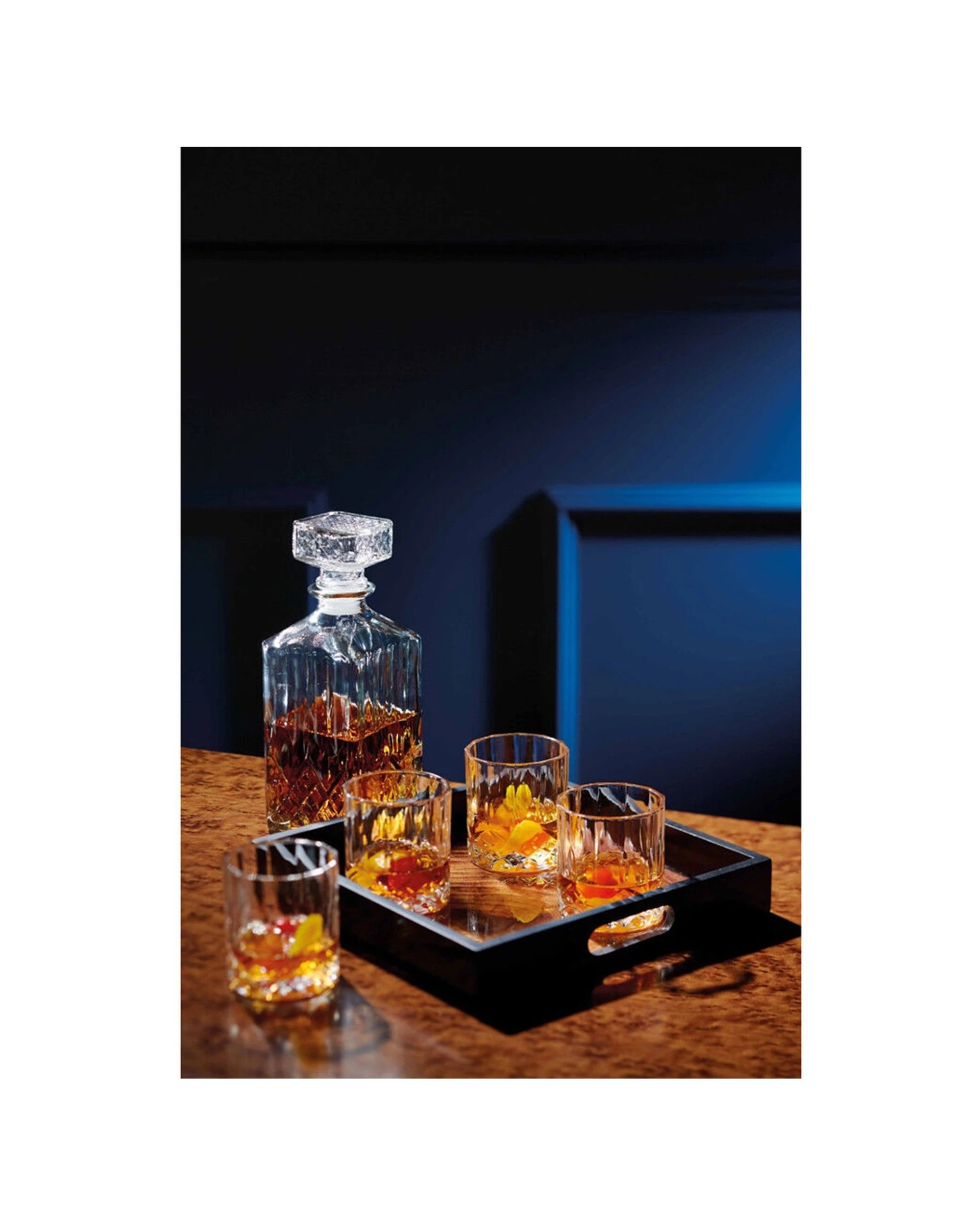 5 BarCraft 10pc Whiskey 900ml Decanter With Glass Tumblers - Clear, 5 of 8