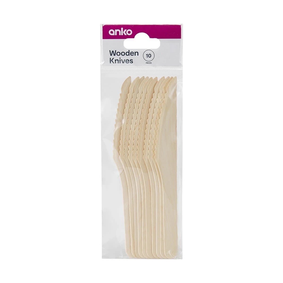 5 10 Piece Wooden Knives, 5 of 5