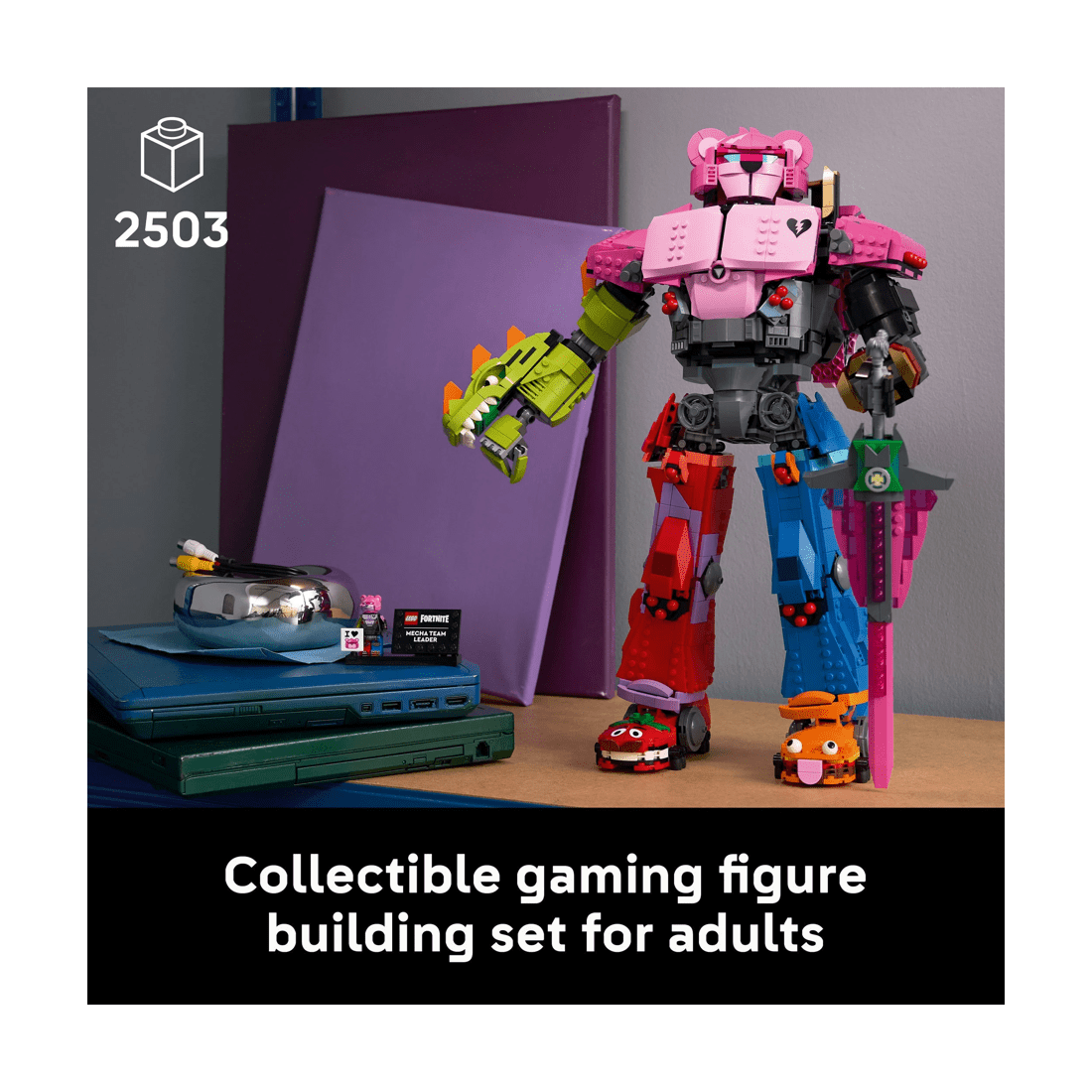 3 LEGO Fortnite Mecha Team Leader 77078, 3 of 10