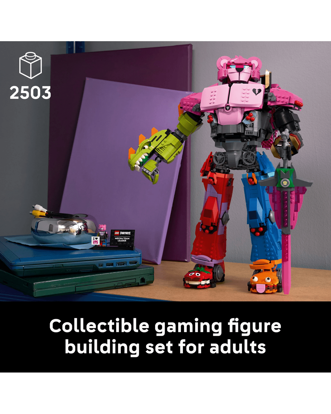 3 LEGO Fortnite Mecha Team Leader 77078, 3 of 10