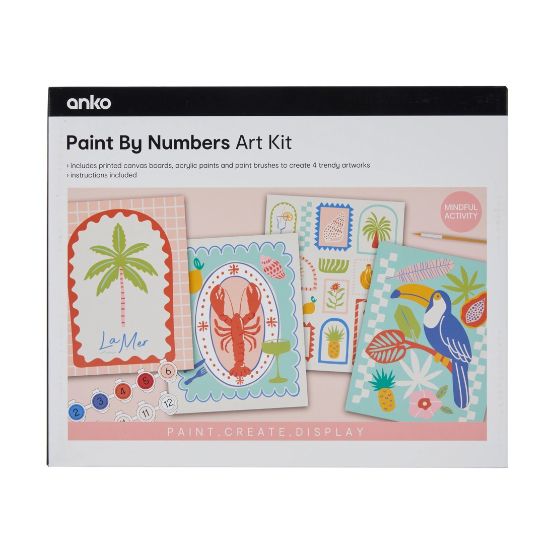 1 Paint by Numbers Art Kit, 1 of 3