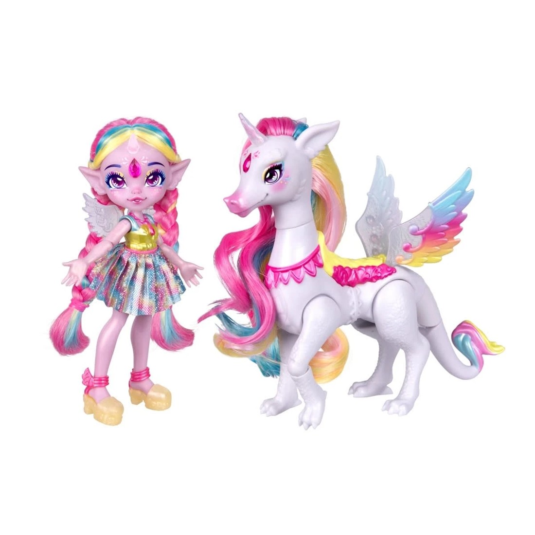 4 Magic Mixies Pixlings and Pegacorn Pack - Unia the Unicorn Pixling and Rainbow Star the Pegacorn Pet, 4 of 10