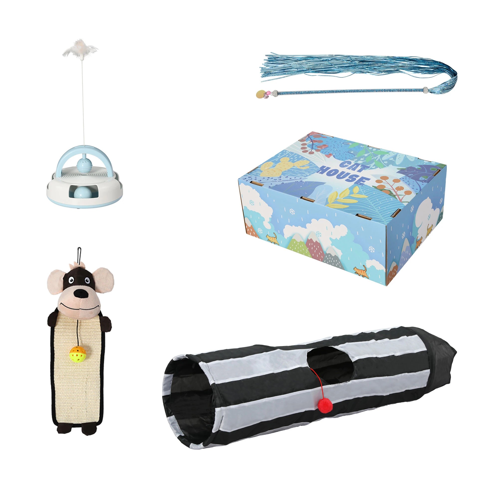 1 Pawz Pet Toy Set For Cats Style A, 1 of 7