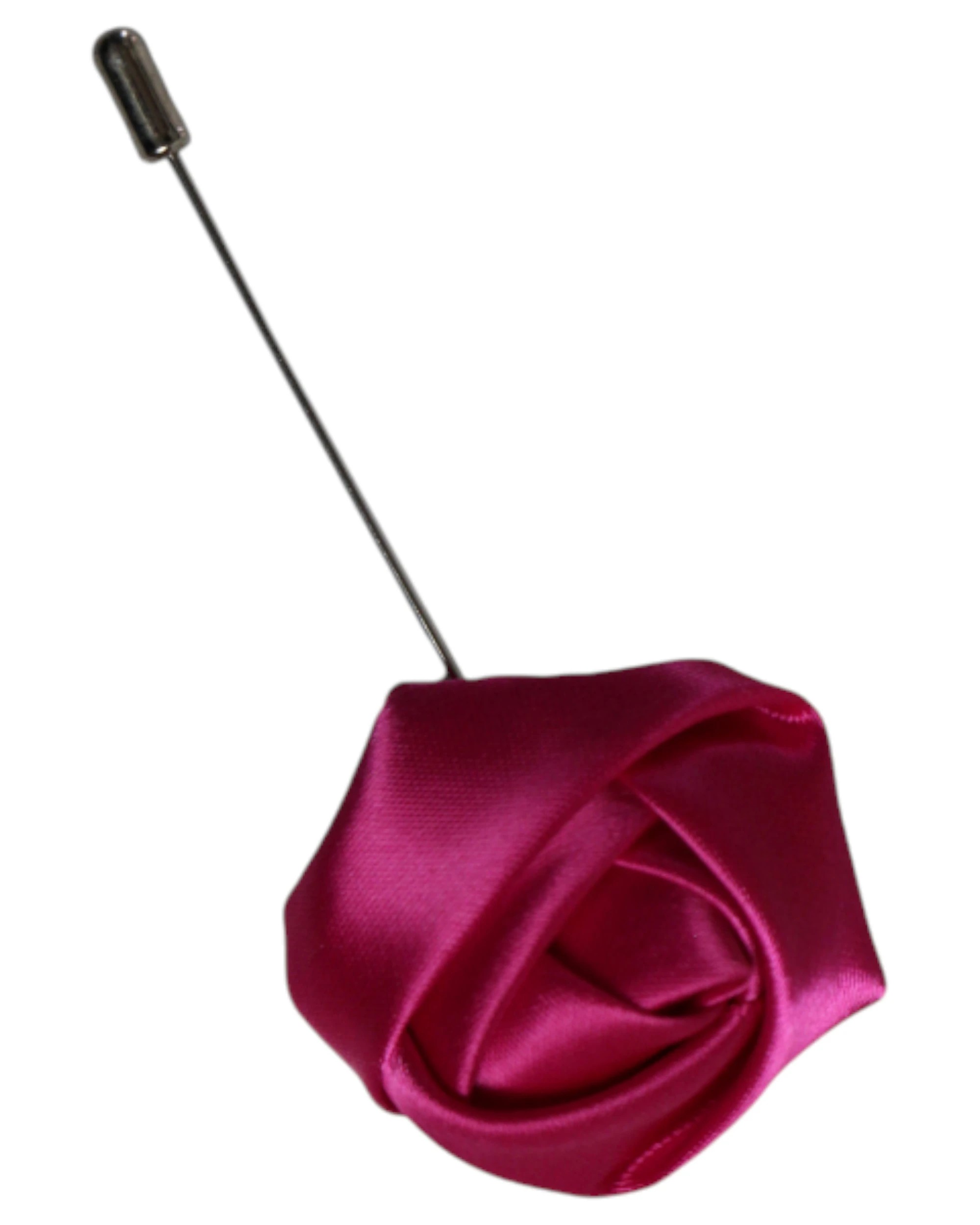 2 Zasel Womens Hot Pink Rose Flower Suit Blazer Jacket Lapel Pin - Multi, 2 of 3