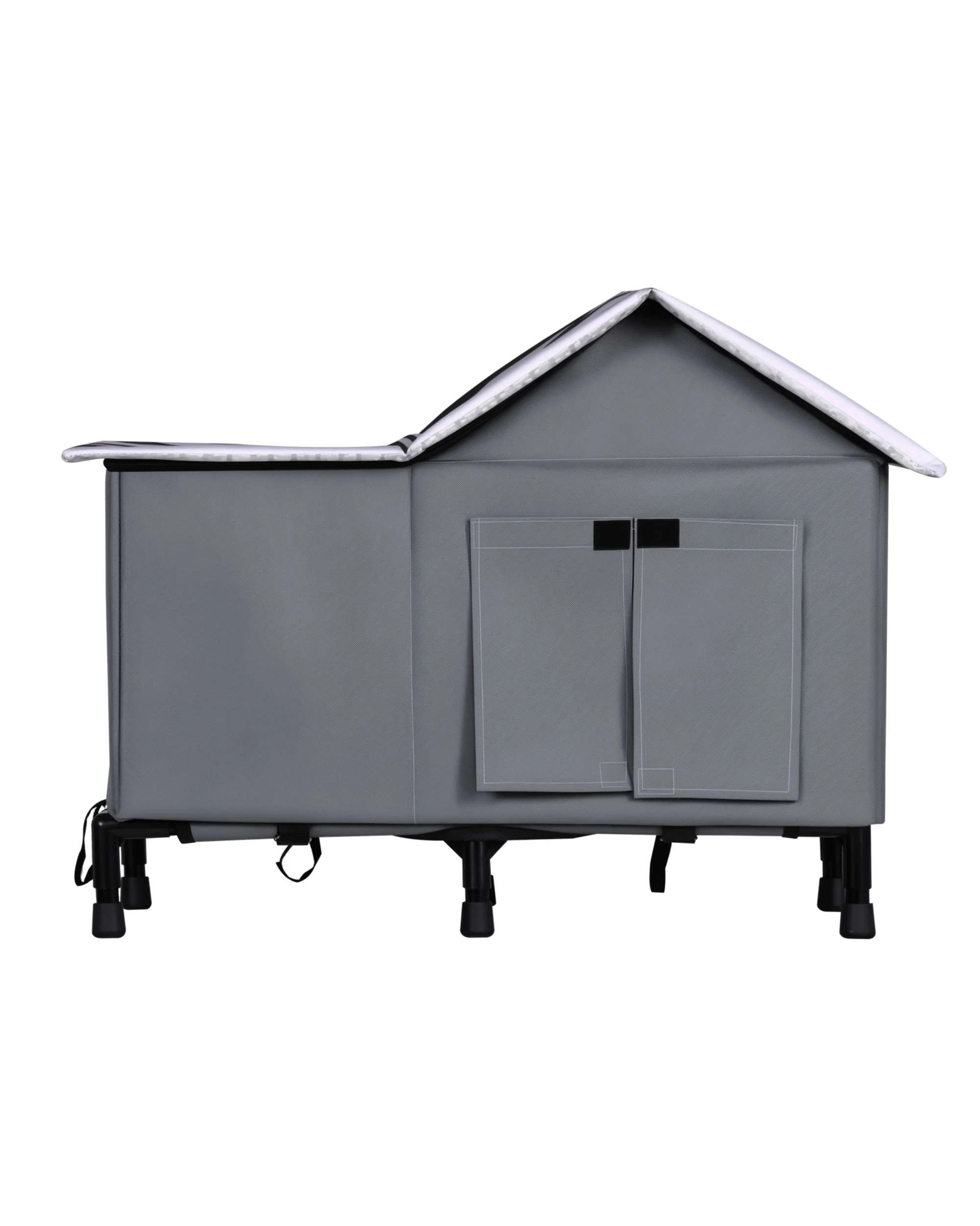 6 Advwin Pet House Shelter Elevated Outdoor Pet Bed, 6 of 9