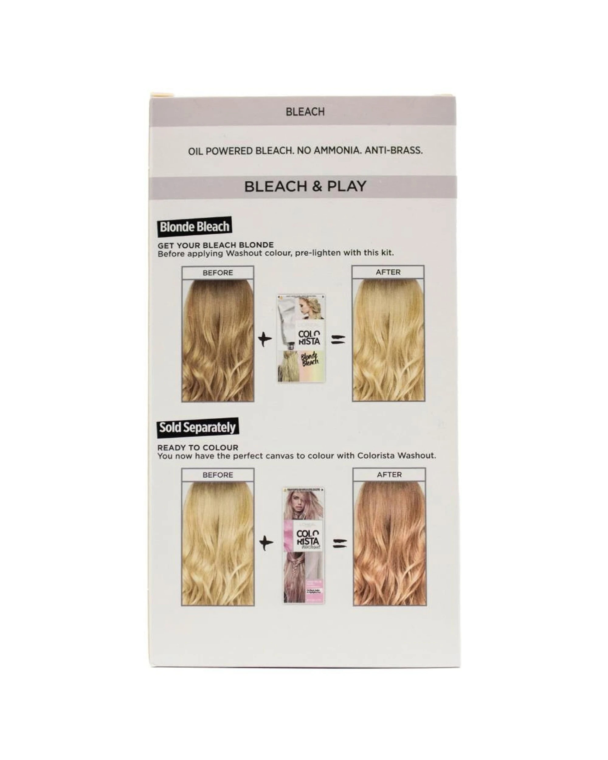 5 Loreal Paris Colorista DIY Hair Bleaching Kit 6PK Customisable At Home Use - Blonde - Multi, 5 of 5