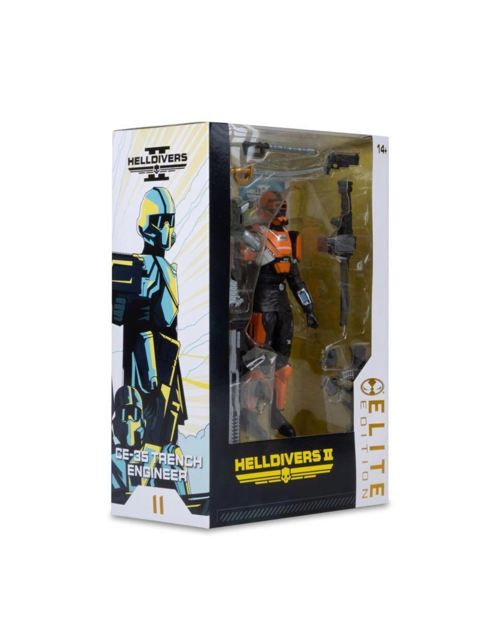 9 McFarlane Helldivers 2 CE-35 Trench Enginer Elite Edition 7 inch Figure, 9 of 9