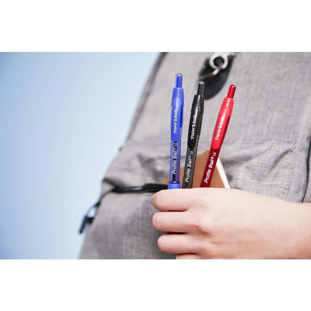 5 Paper Mate Profile Retractable Ballpoint Pen Assorted 8 Pack, 5 of 6