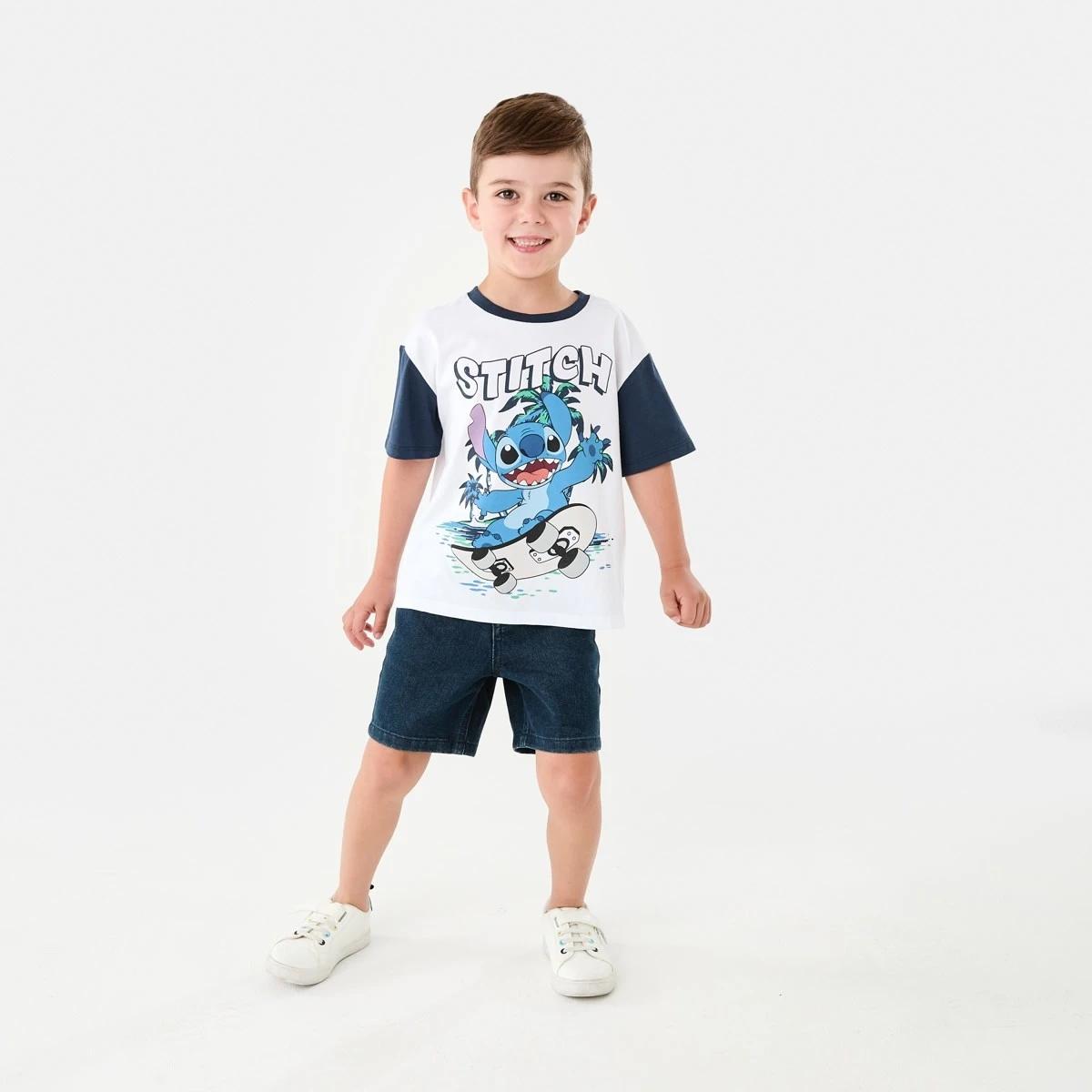 5 Disney Lilo & Stitch License Short Sleeve T-shirt Stitch, 5 of 8