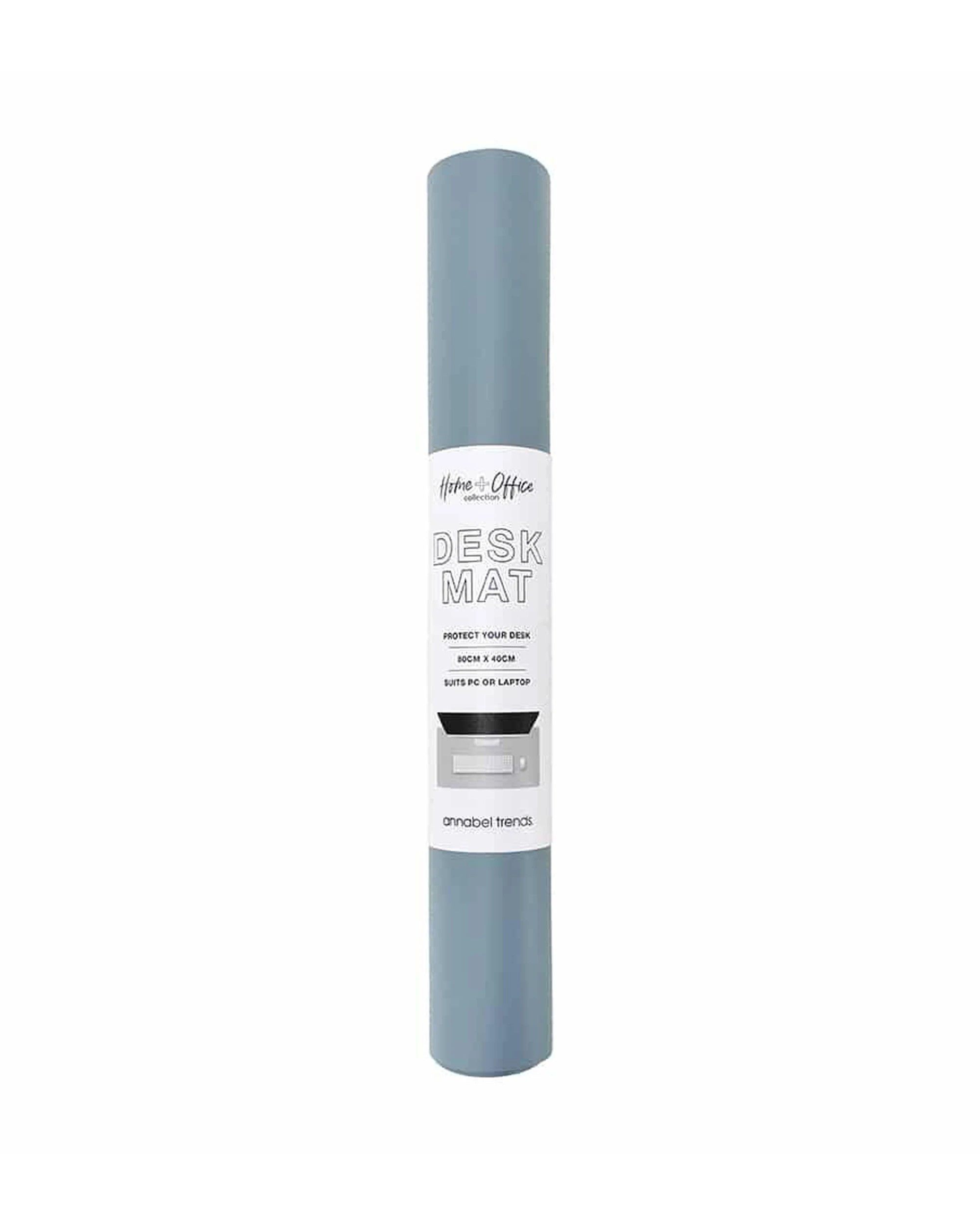 2 Annabel Trends Home Office Desk Leather Mat Rectangle Durable 80x40cm Sea Mist - Blue, 2 of 3