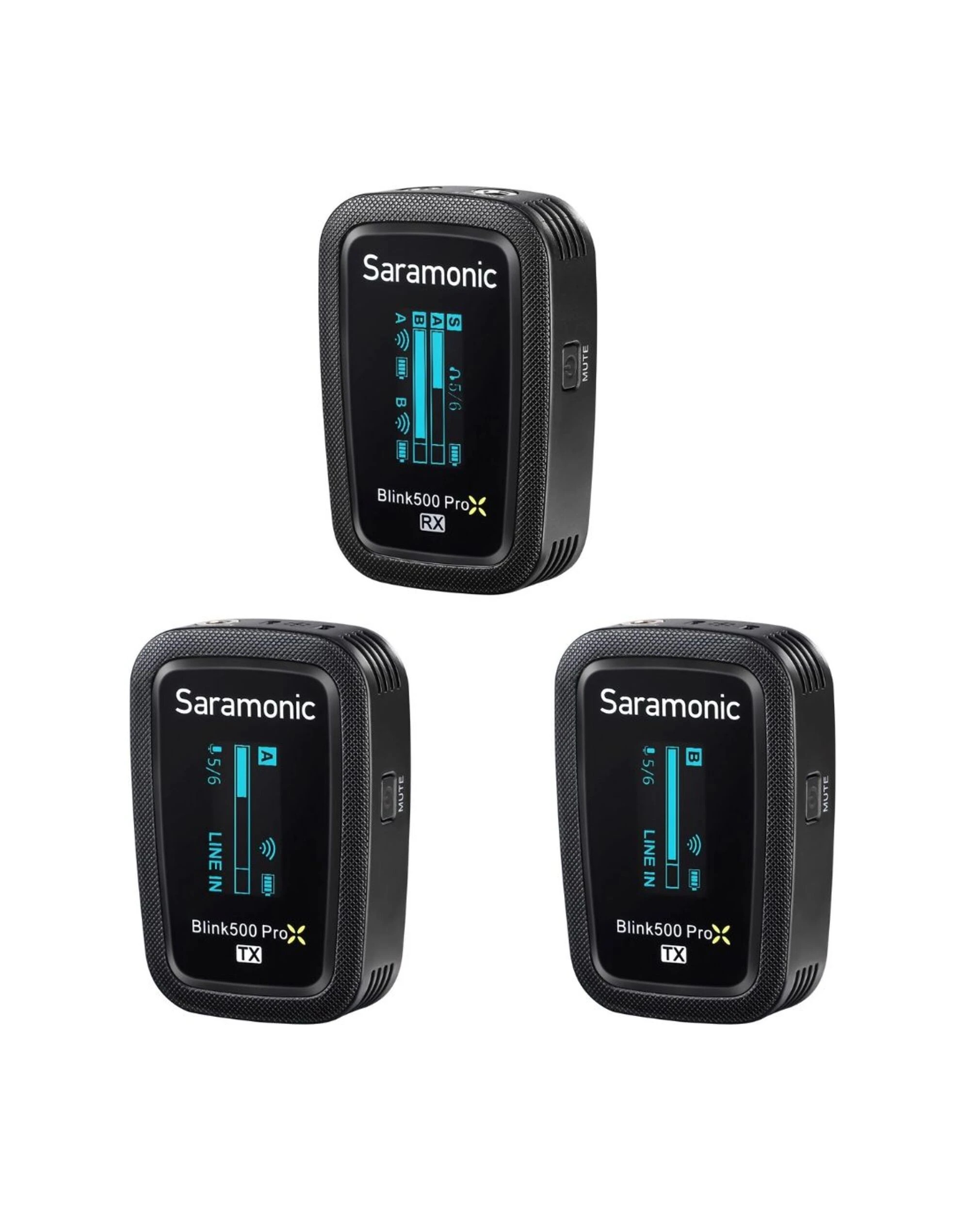 1 Saramonic Blink500 Pro X B2 Dual channel 2.4GHz Omni Lavalier Microphone System - Black, 1 of 5