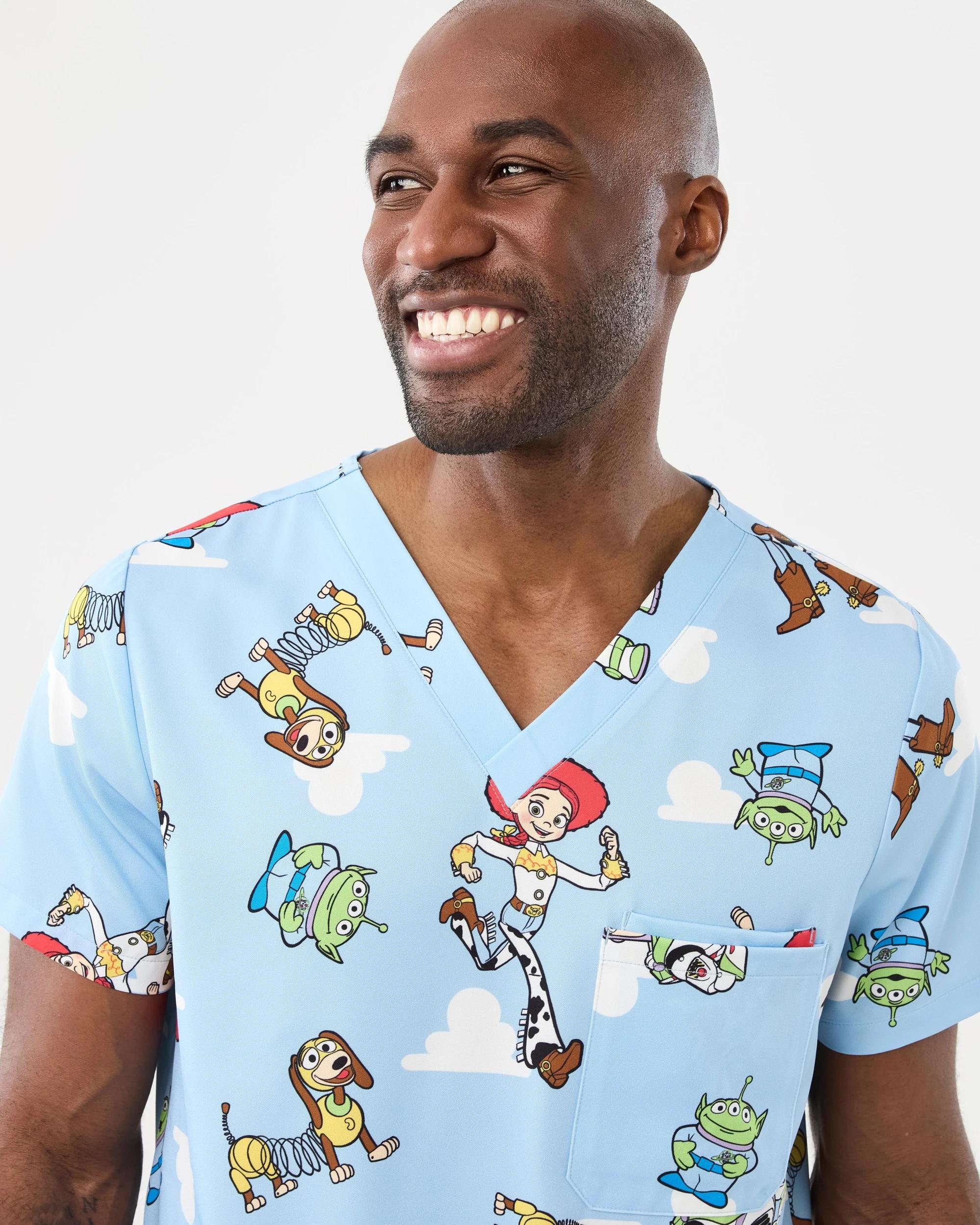 4 Workwear Toy Story License Scrub Top Toy Story, 4 of 8