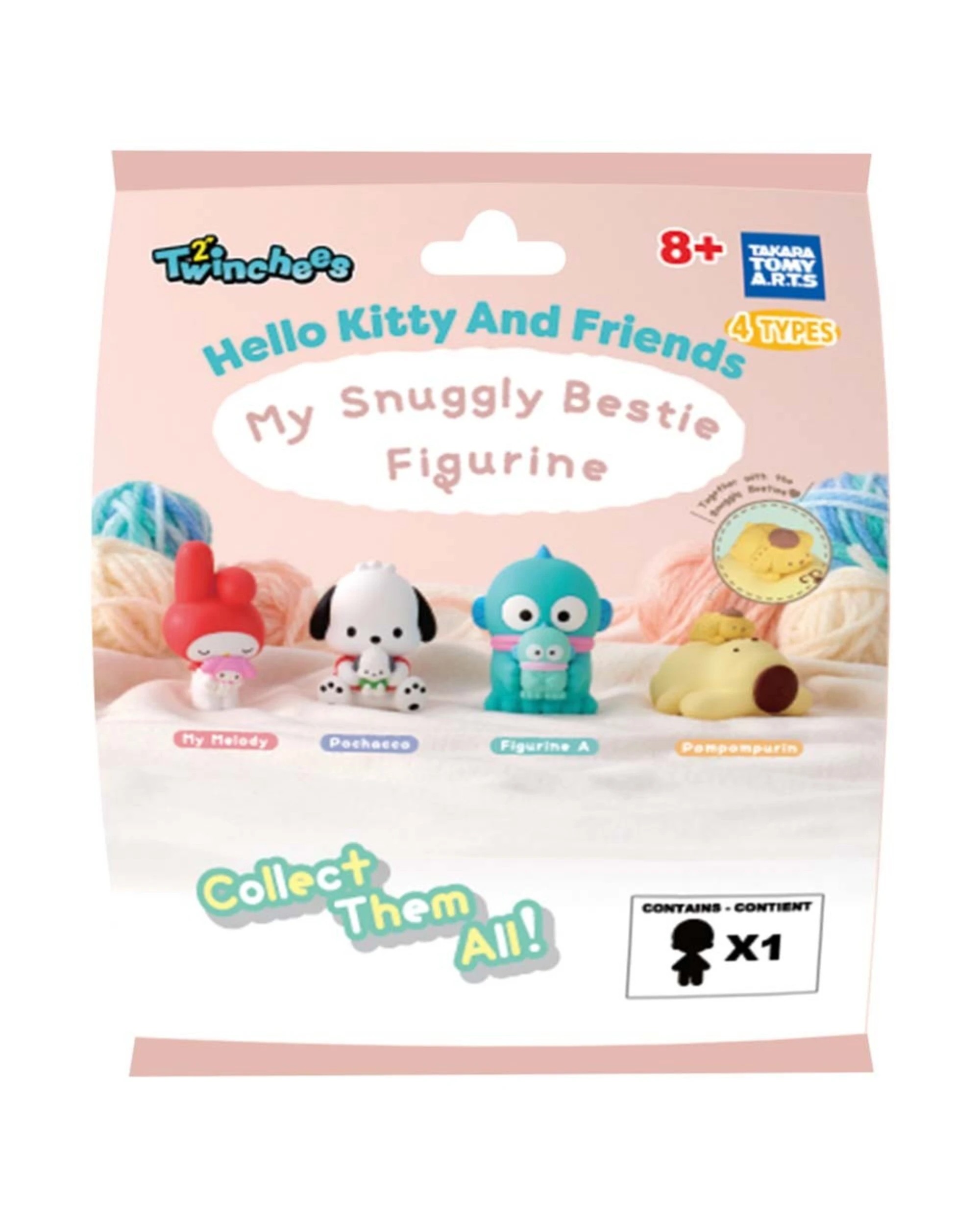 1 Sanrio - Twinchees Hello Kitty & Friends My Cuddly Buddy Blind Bag (Single Bag), 1 of 5