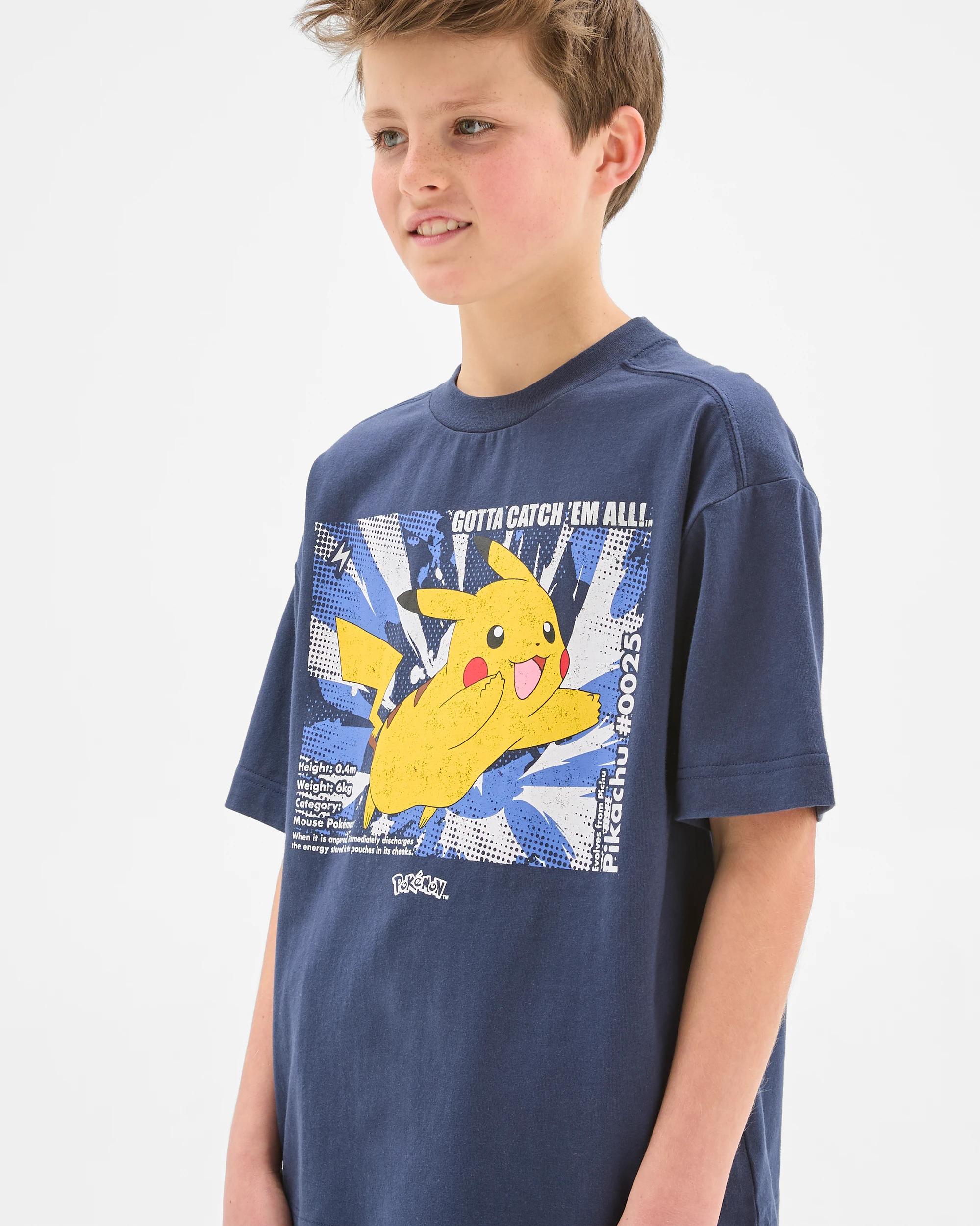 2 Pokemon Australian Cotton T-Shirt POKEMON BLUE, 2 of 6