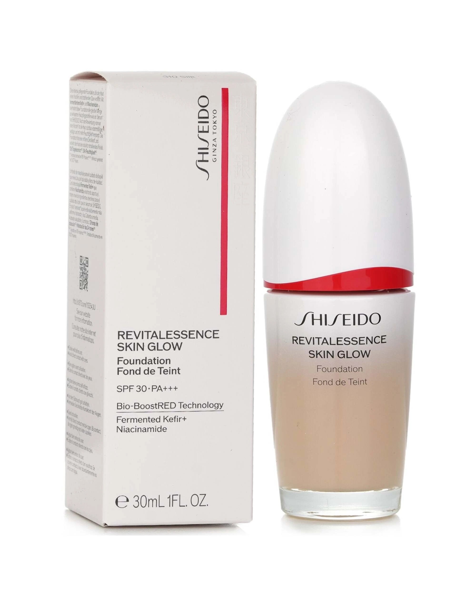 2 Shiseido Revitalessence Skin Glow Foundation SPF 30 - # 310 Silk  30ml/1oz - Beige, 2 of 4