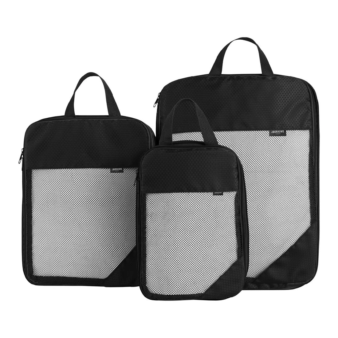 1 J.Burrows Compression Packing Cubes 3 Pack, 1 of 10