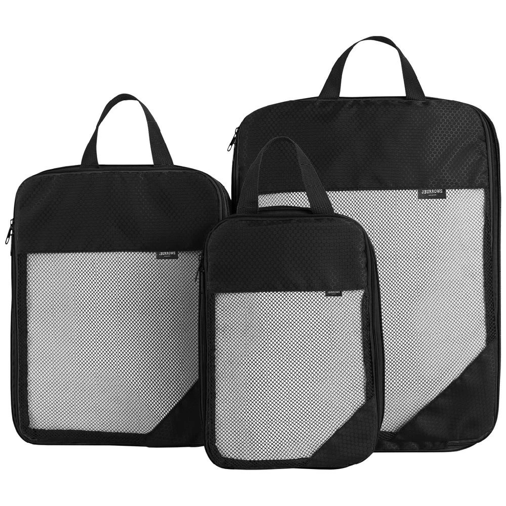 1 J.Burrows Compression Packing Cubes 3 Pack, 1 of 10